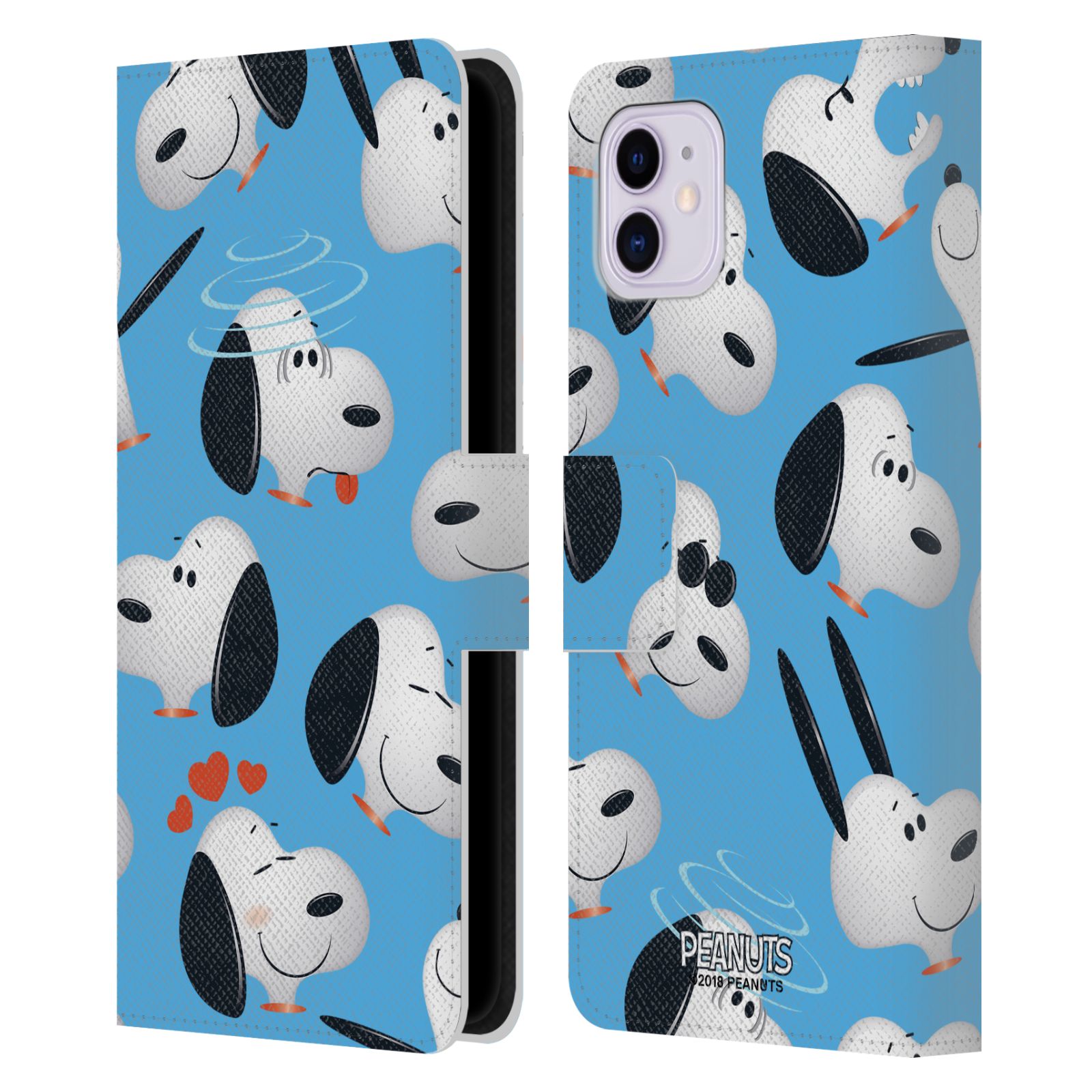 Snoopy Leather Wallet Case for iPhone 11