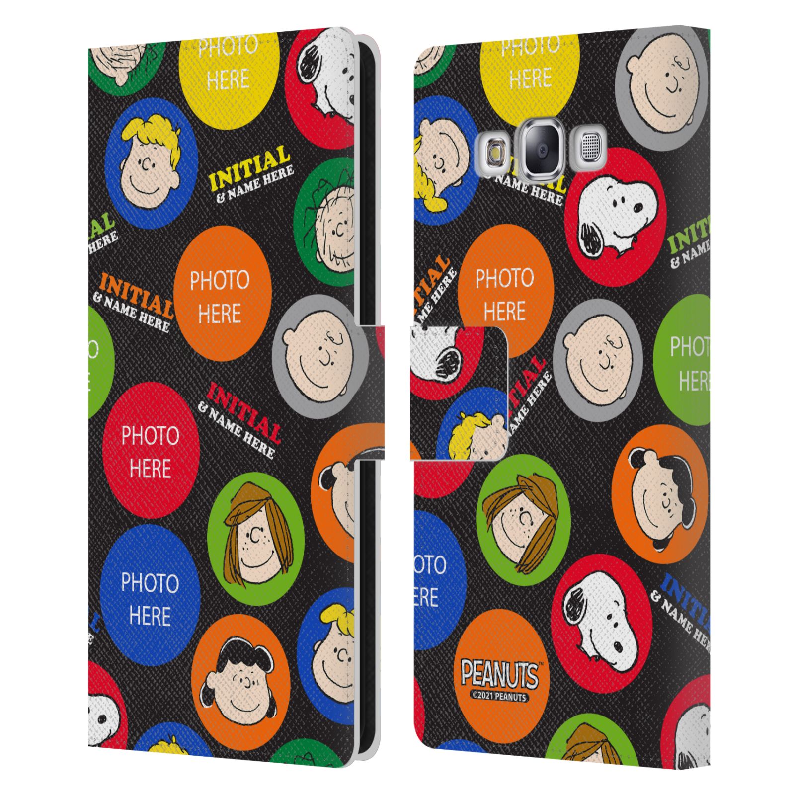 CUSTOM PERSONALIZED PEANUTS ART LEATHER BOOK CASE FOR SAMSUNG PHONES 3 - Picture 8 of 12