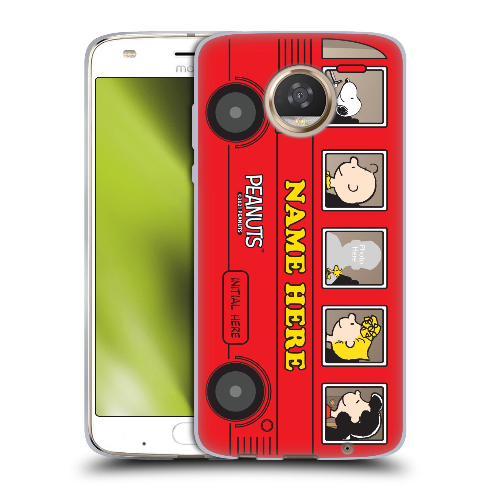 CUSTOM CUSTOMIZED PERSONALIZED PEANUTS ART SOFT GEL CASE FOR MOTOROLA PHONES