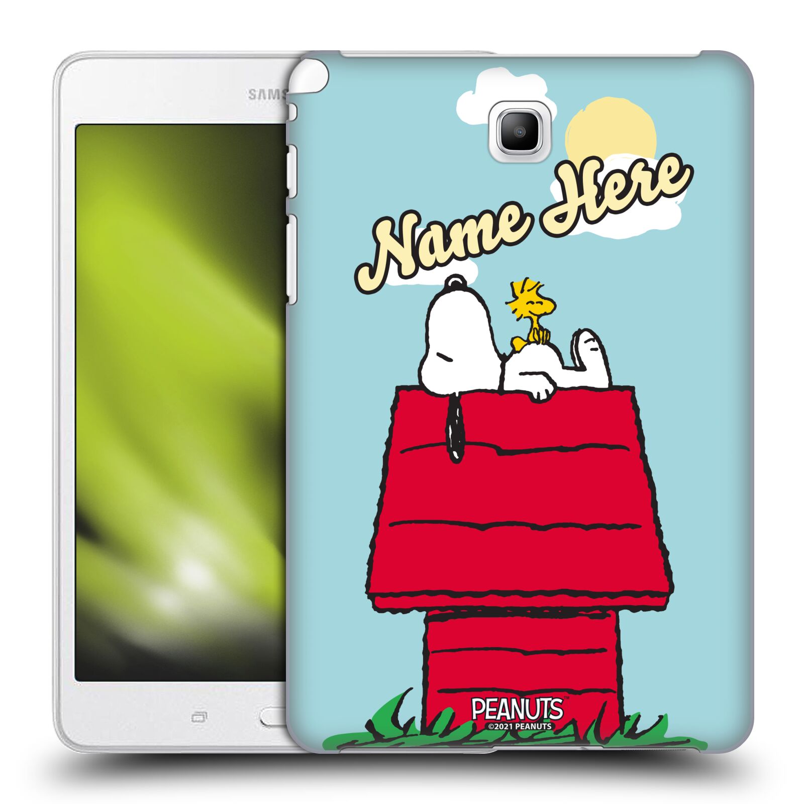 CUSTOM CUSTOMISED PERSONALISED PEANUTS ART HARD BACK CASE FOR SAMSUNG TABLETS 1 - Picture 9 of 9