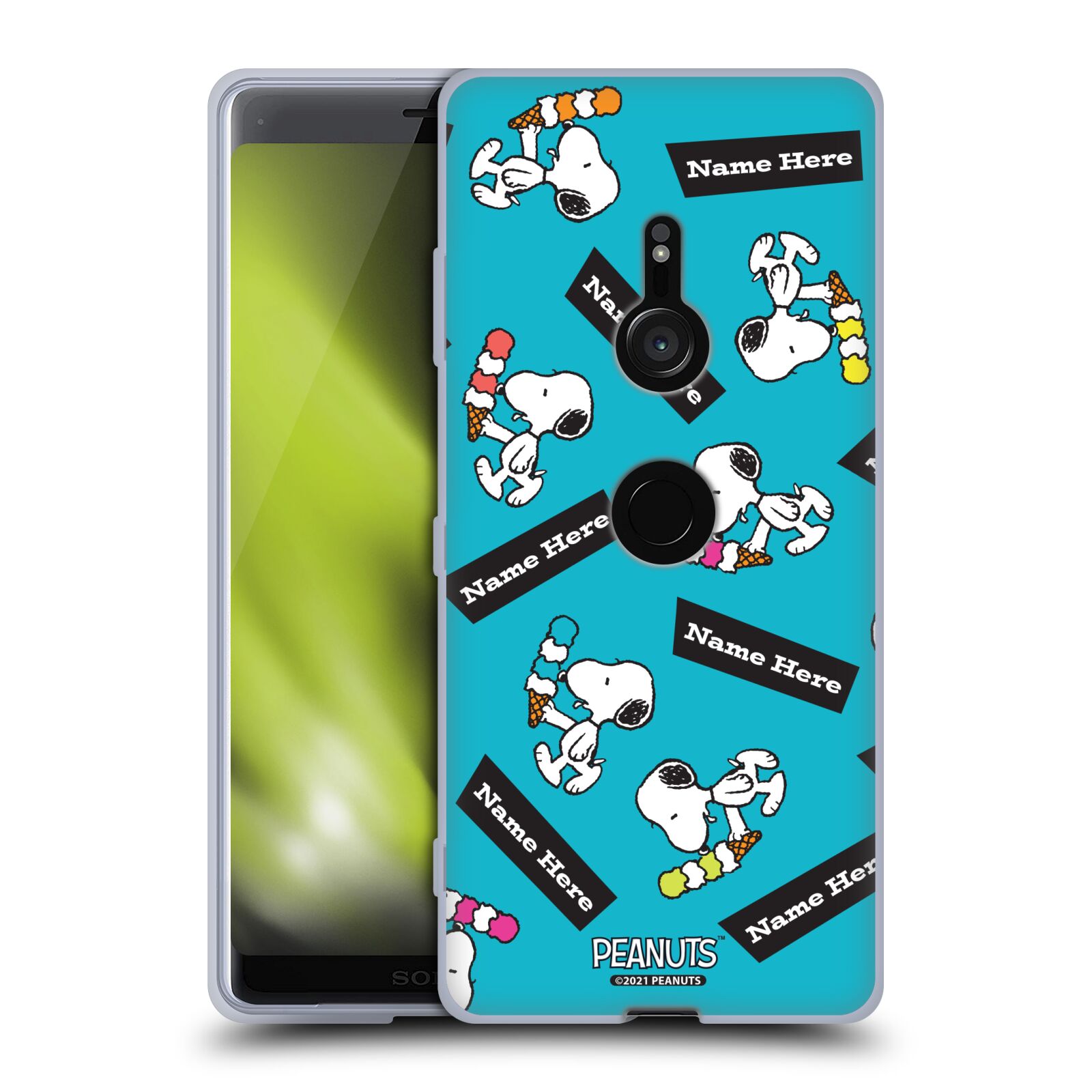 CUSTOM CUSTOMIZED PERSONALIZED PEANUTS ART SOFT GEL CASE FOR SONY PHONES 1