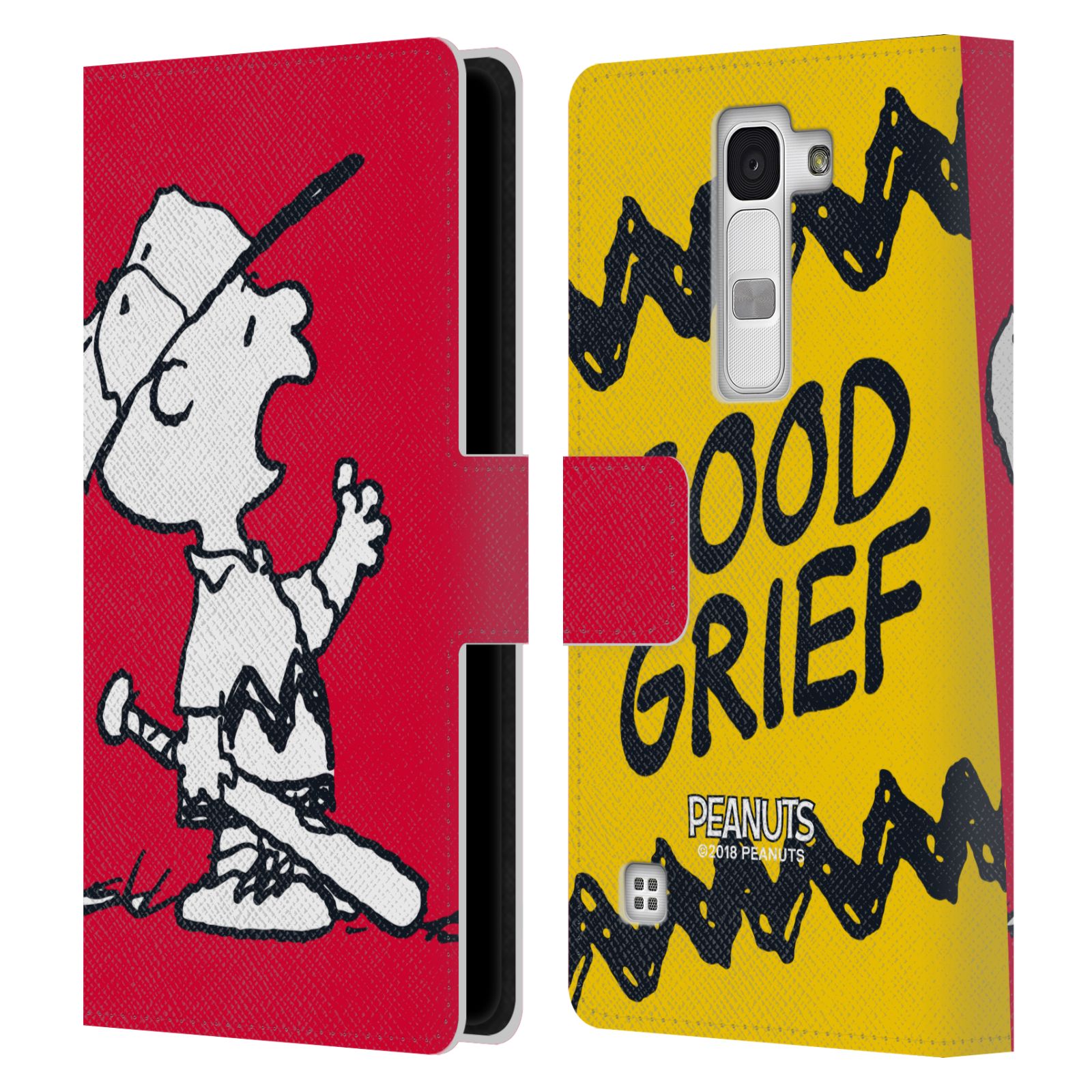 OFFICIAL PEANUTS HALFS AND LAUGHS LEATHER BOOK WALLET CASE COVER FOR LG PHONES 2 - Picture 9 of 20
