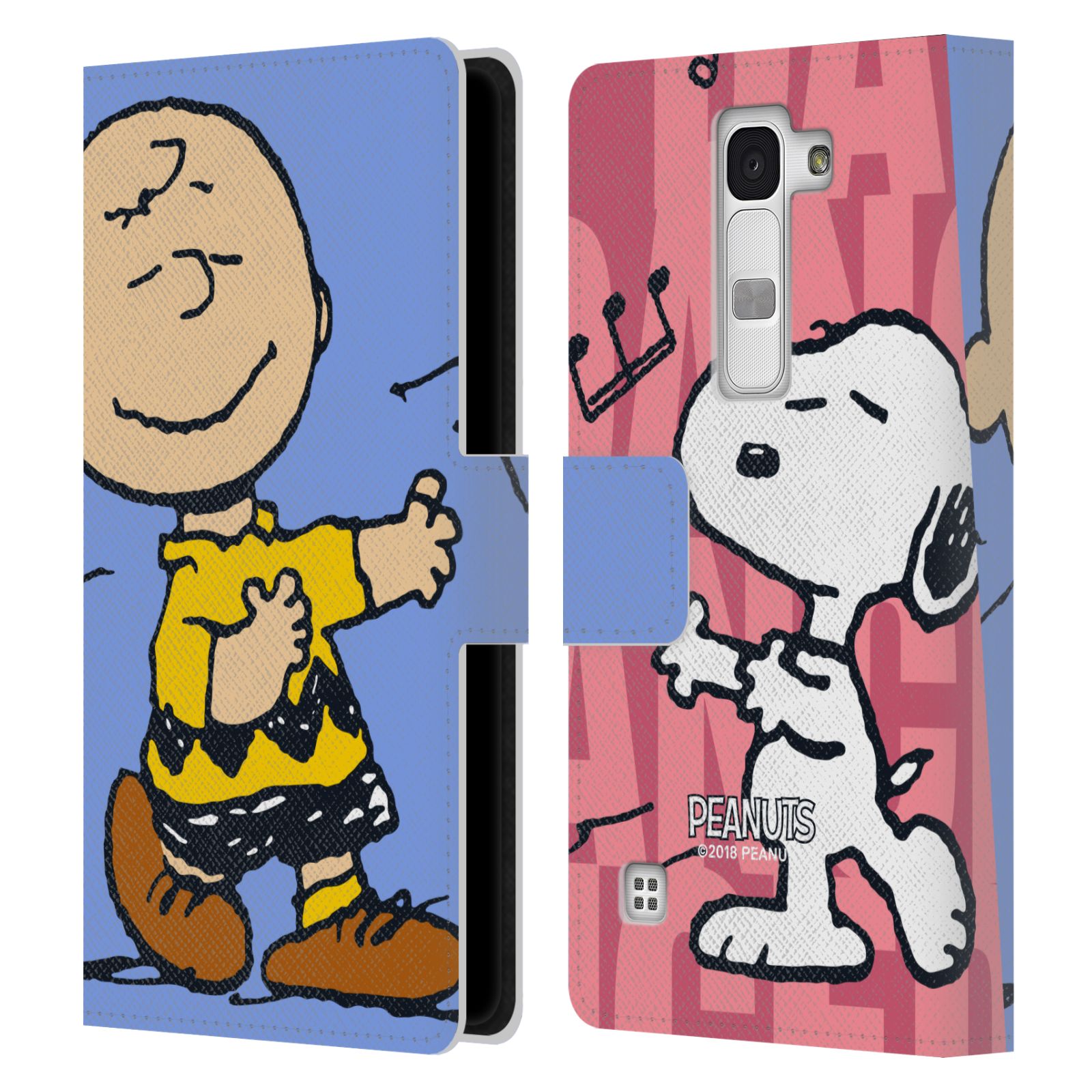 OFFICIAL PEANUTS HALFS AND LAUGHS LEATHER BOOK WALLET CASE COVER FOR LG PHONES 2 - Picture 13 of 20