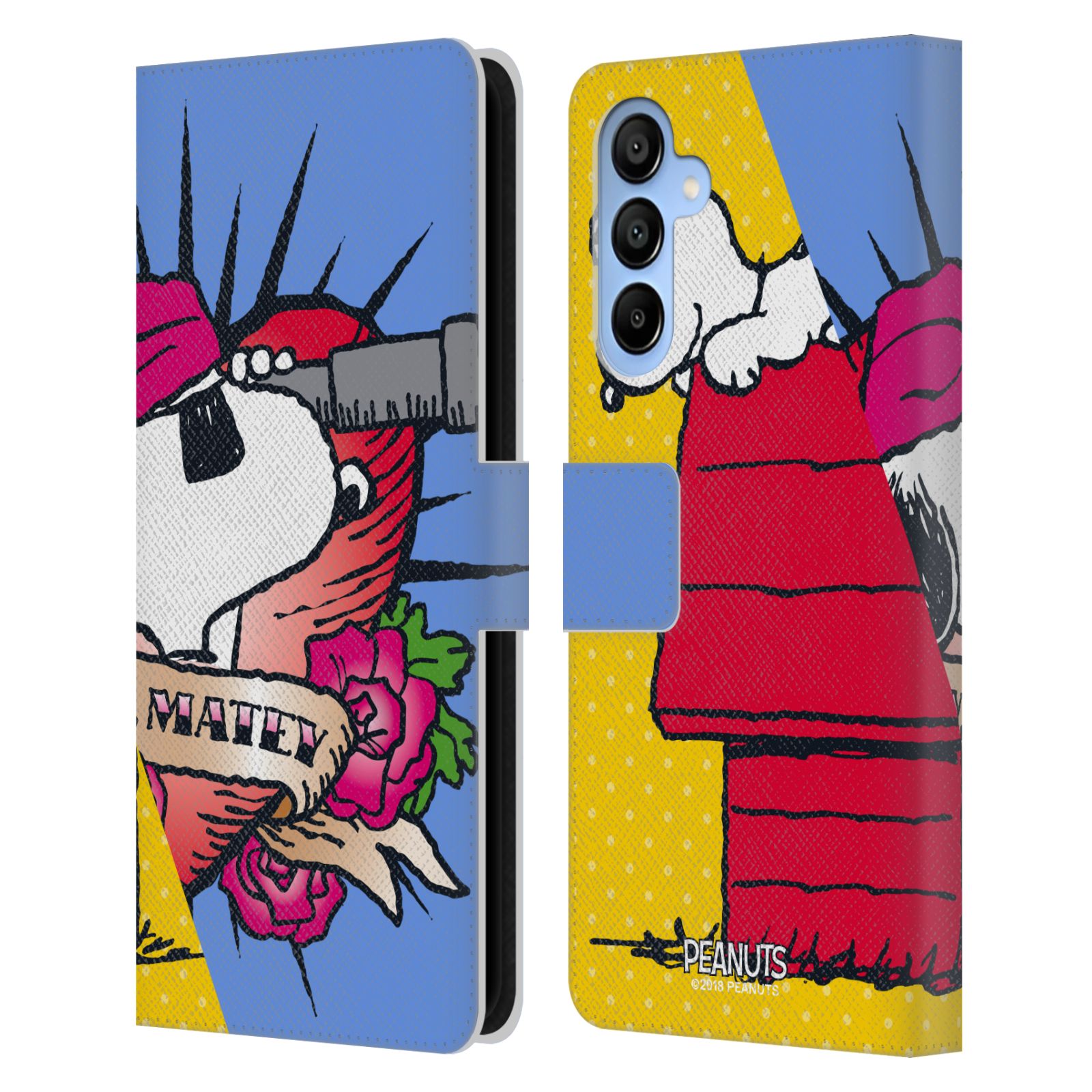 Snoopy Pirate Leather Wallet Case for Galaxy A16 5G