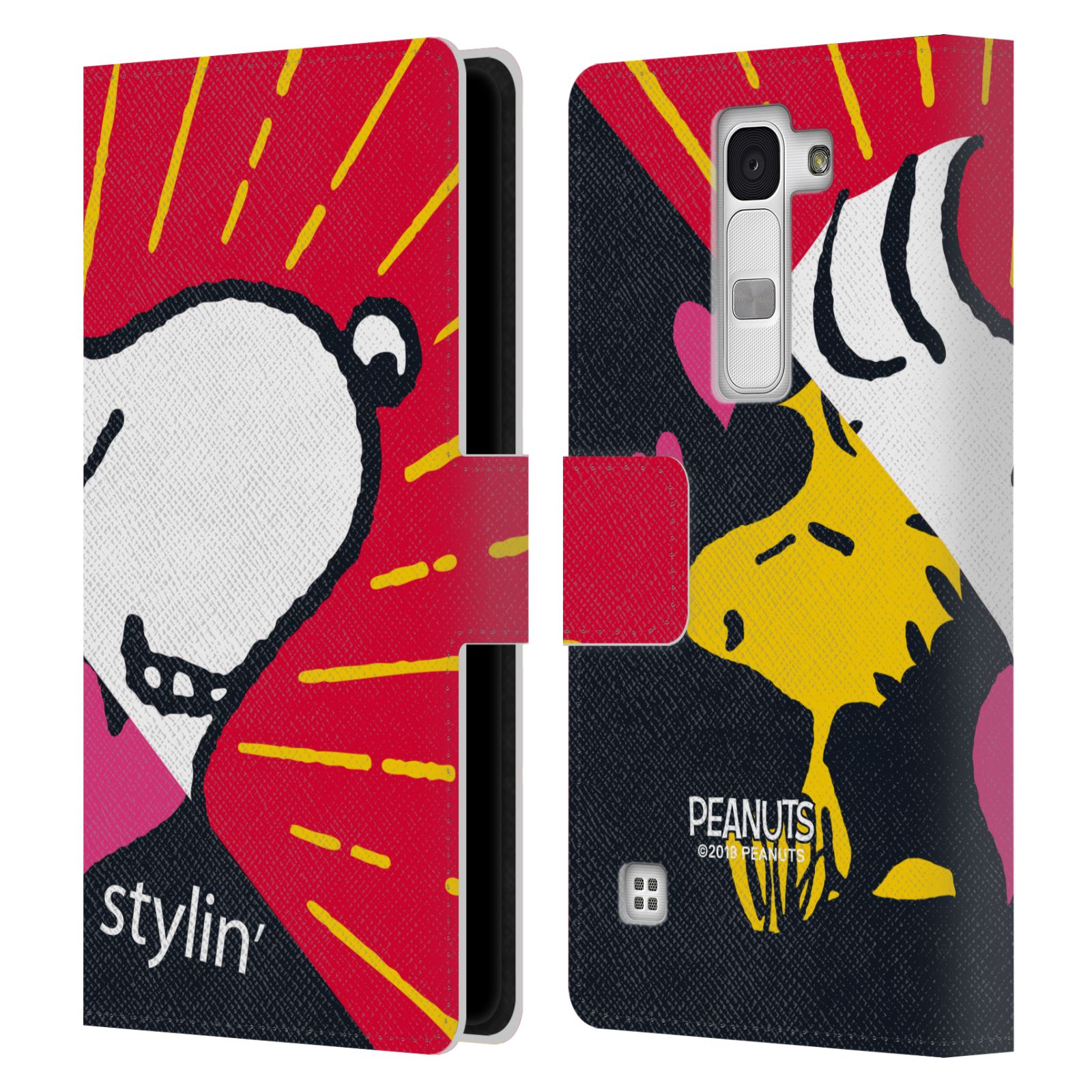 OFFICIAL PEANUTS HALFS AND LAUGHS LEATHER BOOK WALLET CASE COVER FOR LG PHONES 2 - Picture 15 of 20