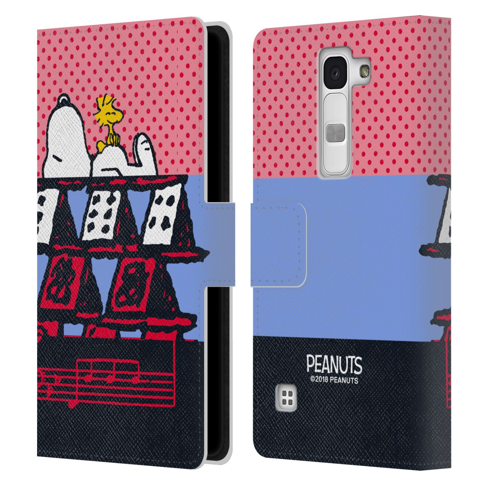 OFFICIAL PEANUTS HALFS AND LAUGHS LEATHER BOOK WALLET CASE COVER FOR LG PHONES 2 - Picture 16 of 20