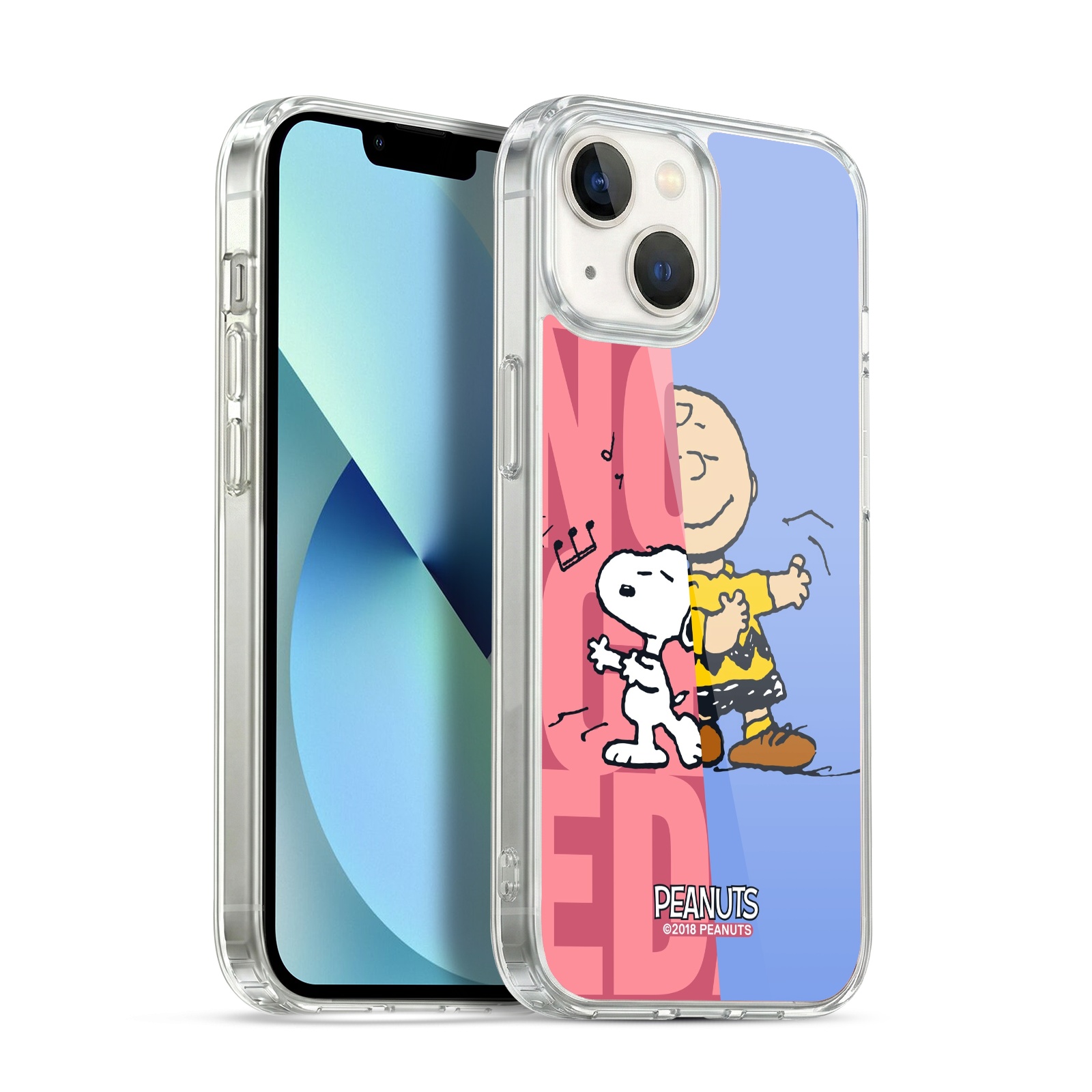 Snoopy & Charlie Hybrid MagSafe Case for iPhone 13