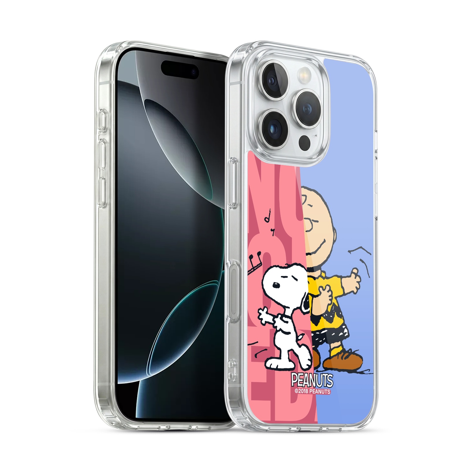Snoopy & Charlie Hybrid MagSafe Case for iPhone 16 Pro
