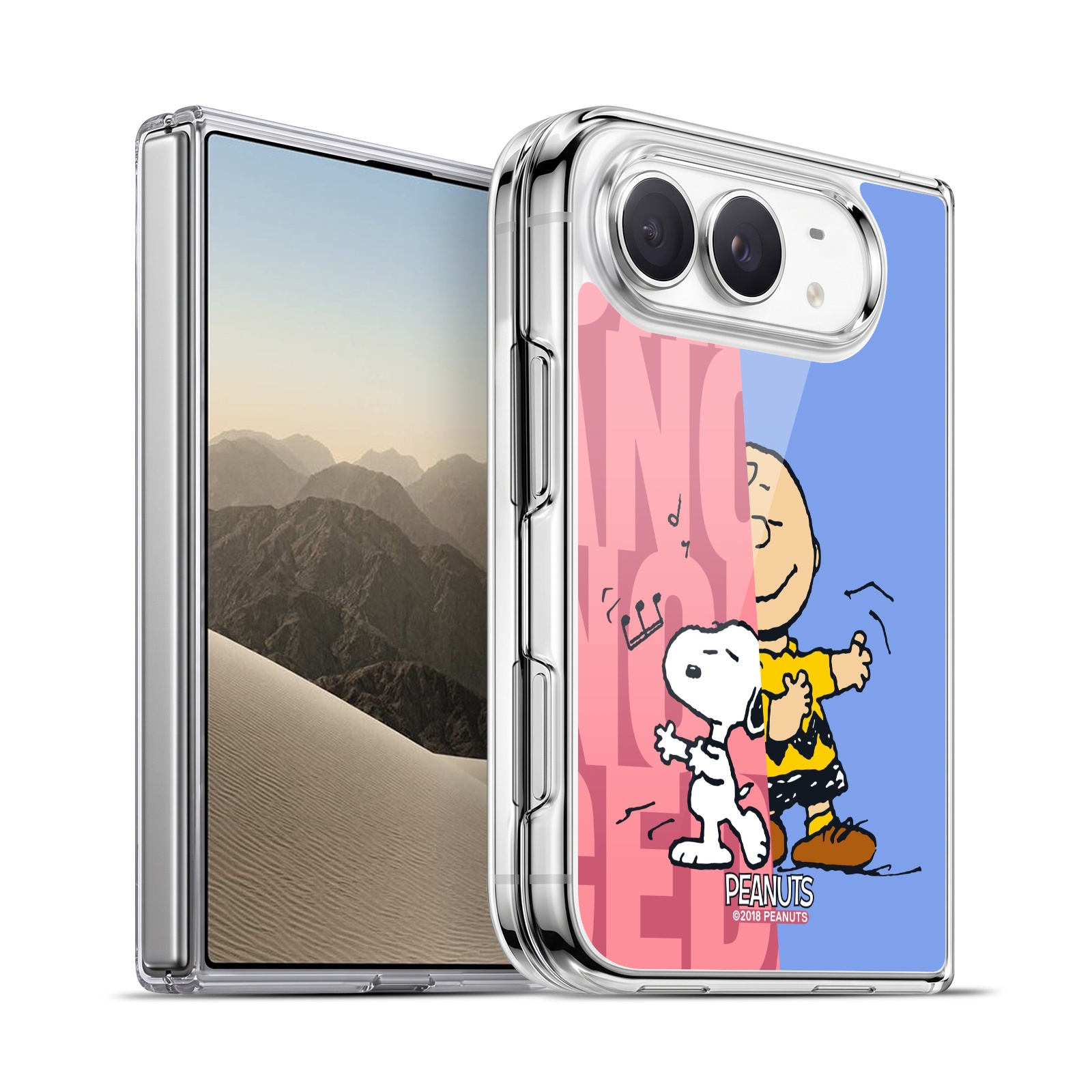 Snoopy & Charlie Hybrid MagSafe Case for iPhone Duo