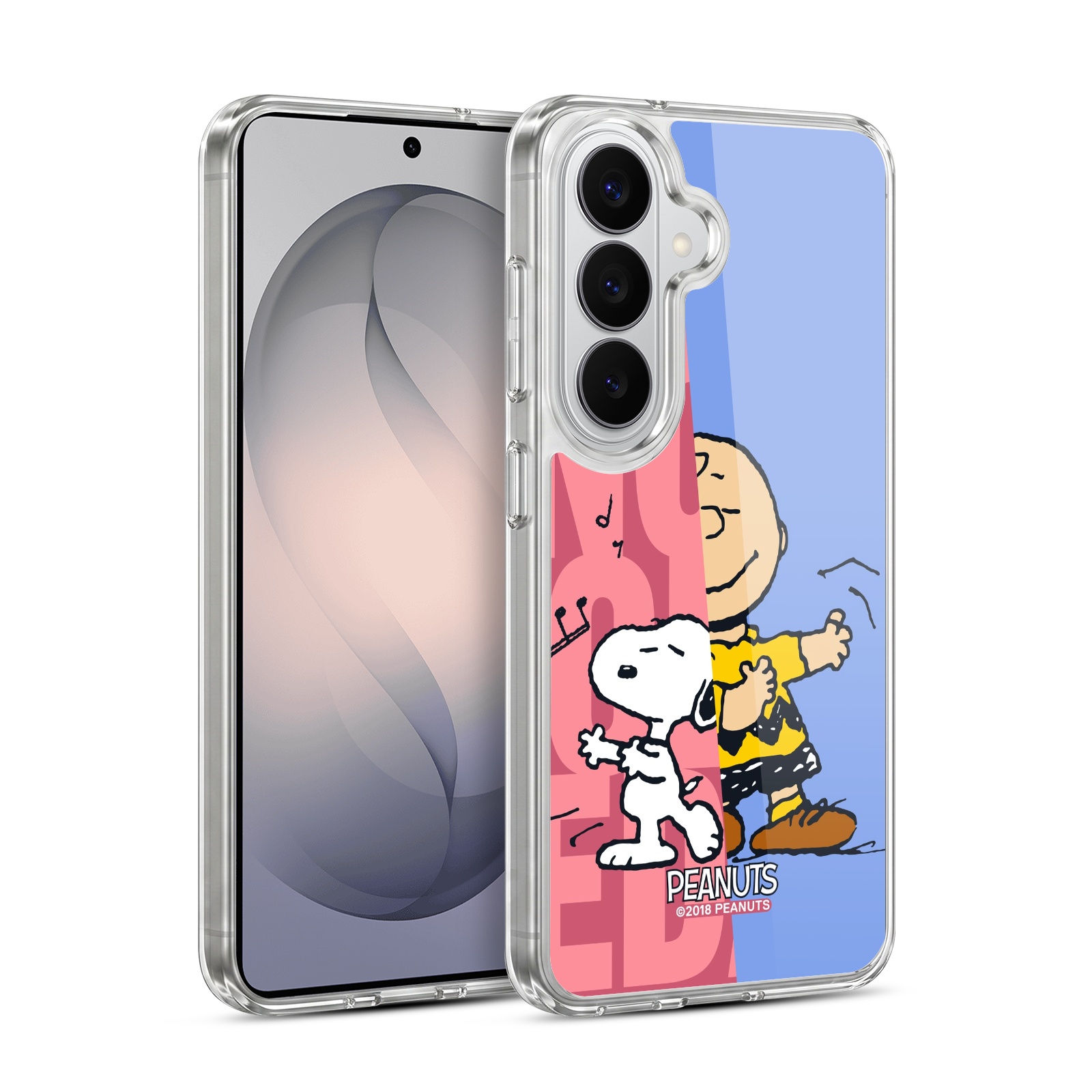 Snoopy & Charlie Hybrid MagSafe Case for Galaxy S26