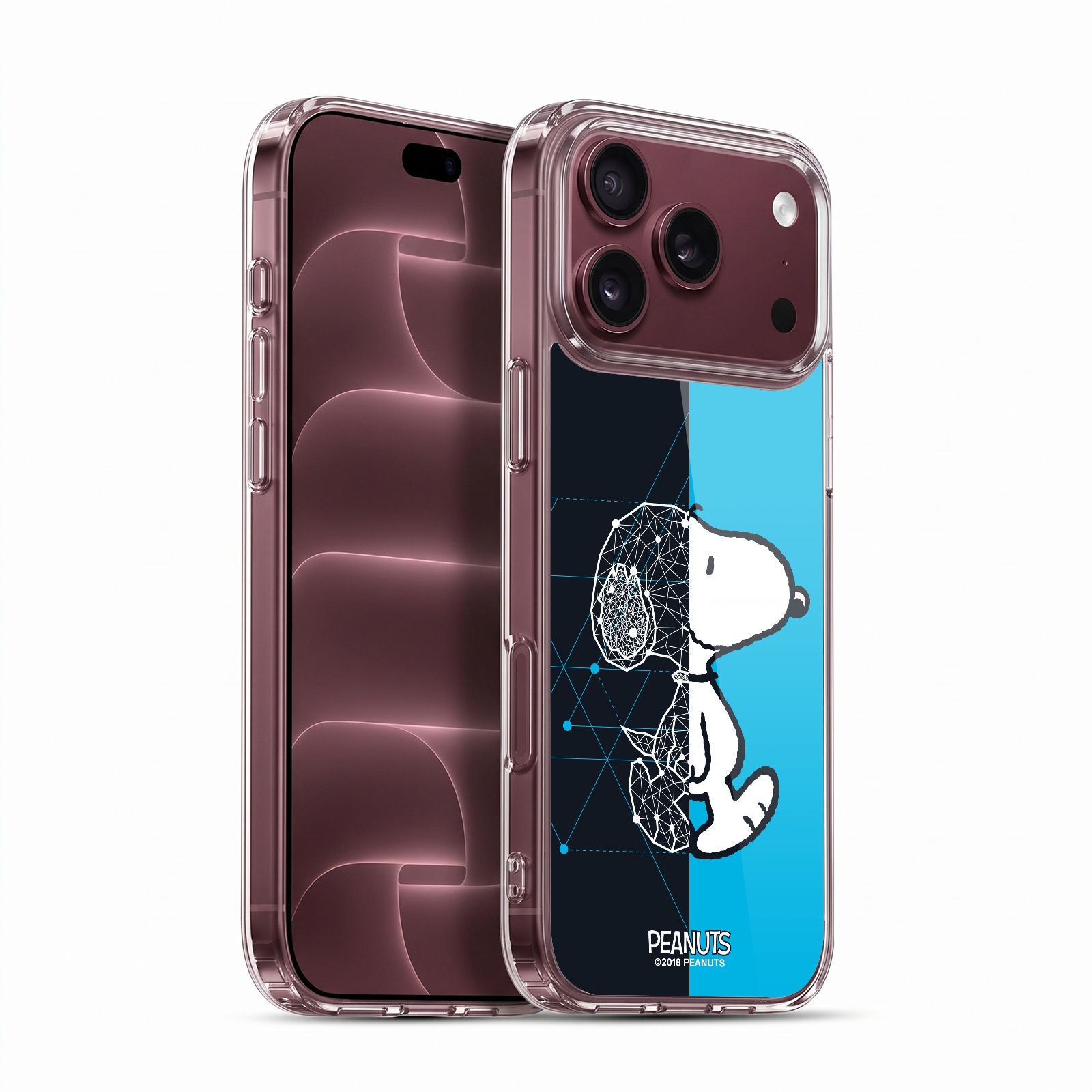 Snoopy Geometric Hybrid MagSafe Case for iPhone 18 Pro Max