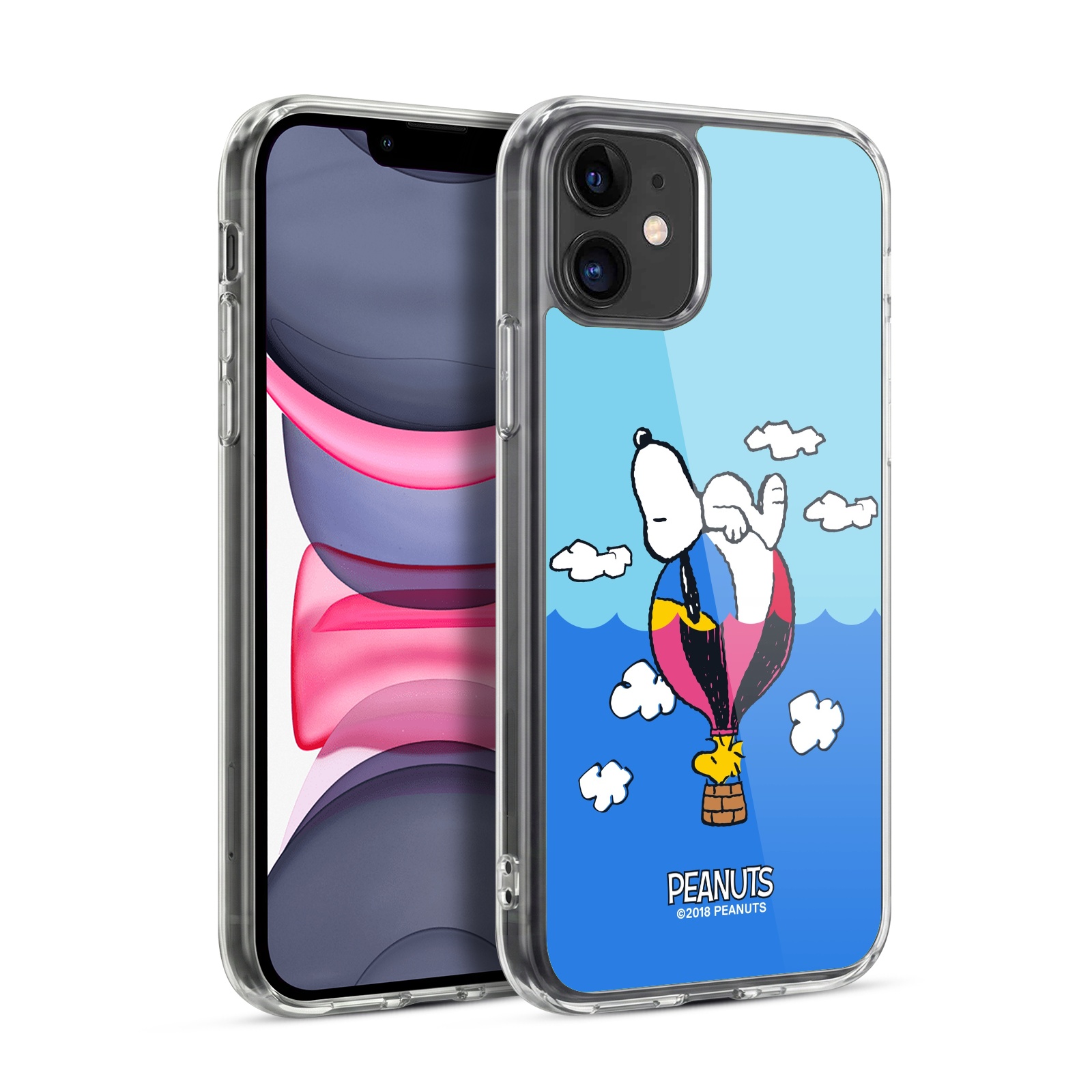Snoopy & Woodstock Balloon Hybrid MagSafe Case for iPhone 11