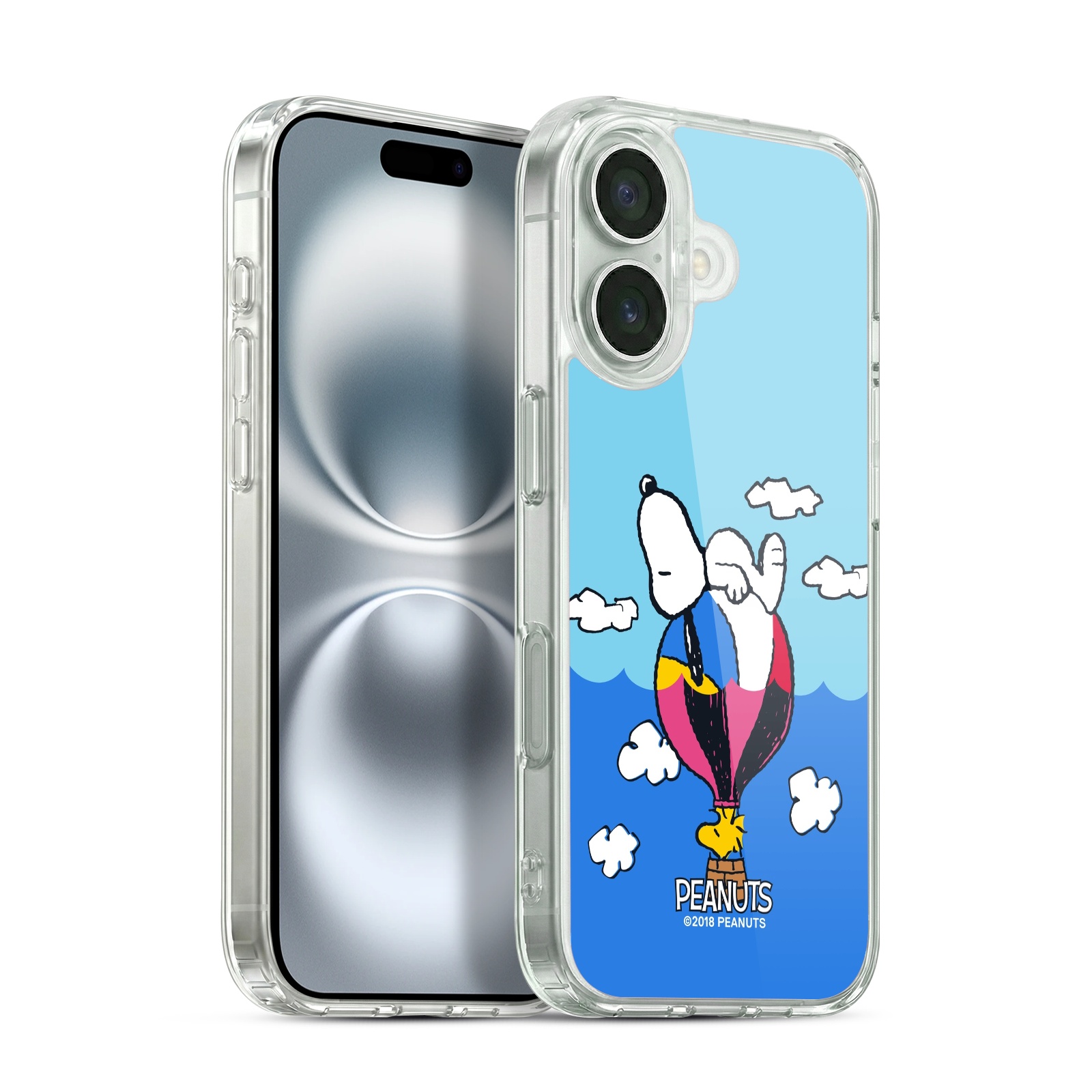 Snoopy & Woodstock Balloon Hybrid MagSafe Case for iPhone 16
