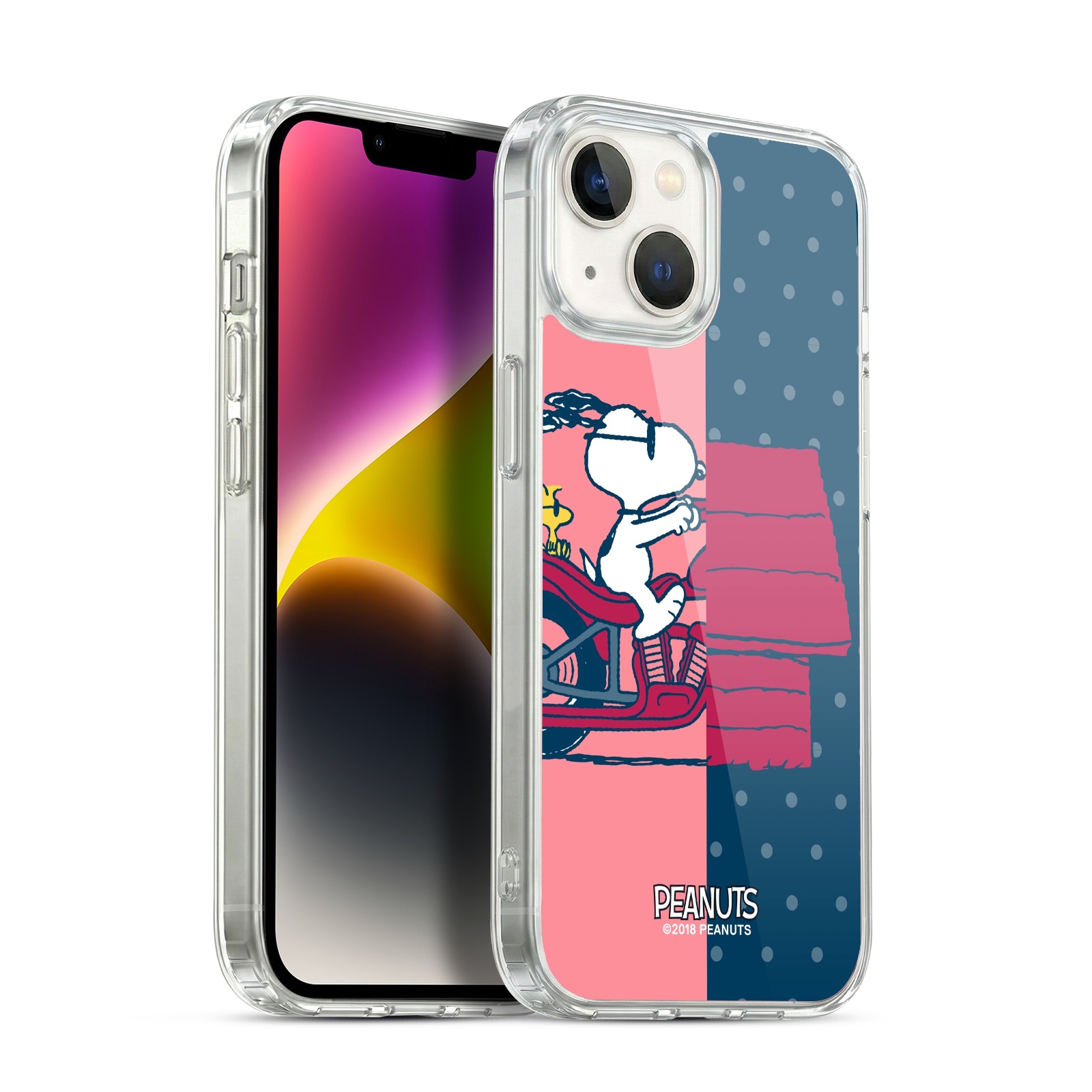 Snoopy & Woodstock Hybrid MagSafe Case for iPhone 14