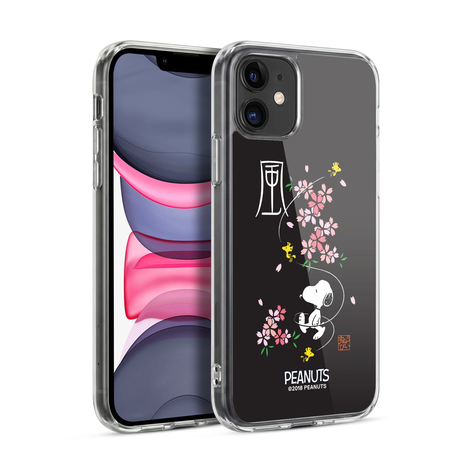 Cherry Blossoms Hybrid MagSafe Case for iPhone 11