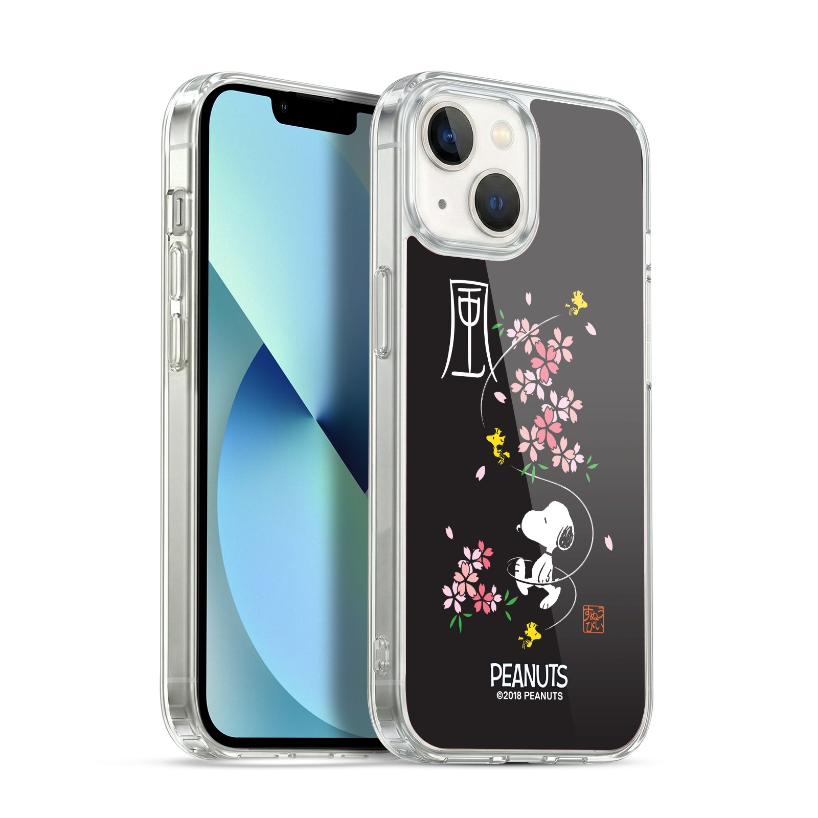 Cherry Blossoms Hybrid MagSafe Case for iPhone 13