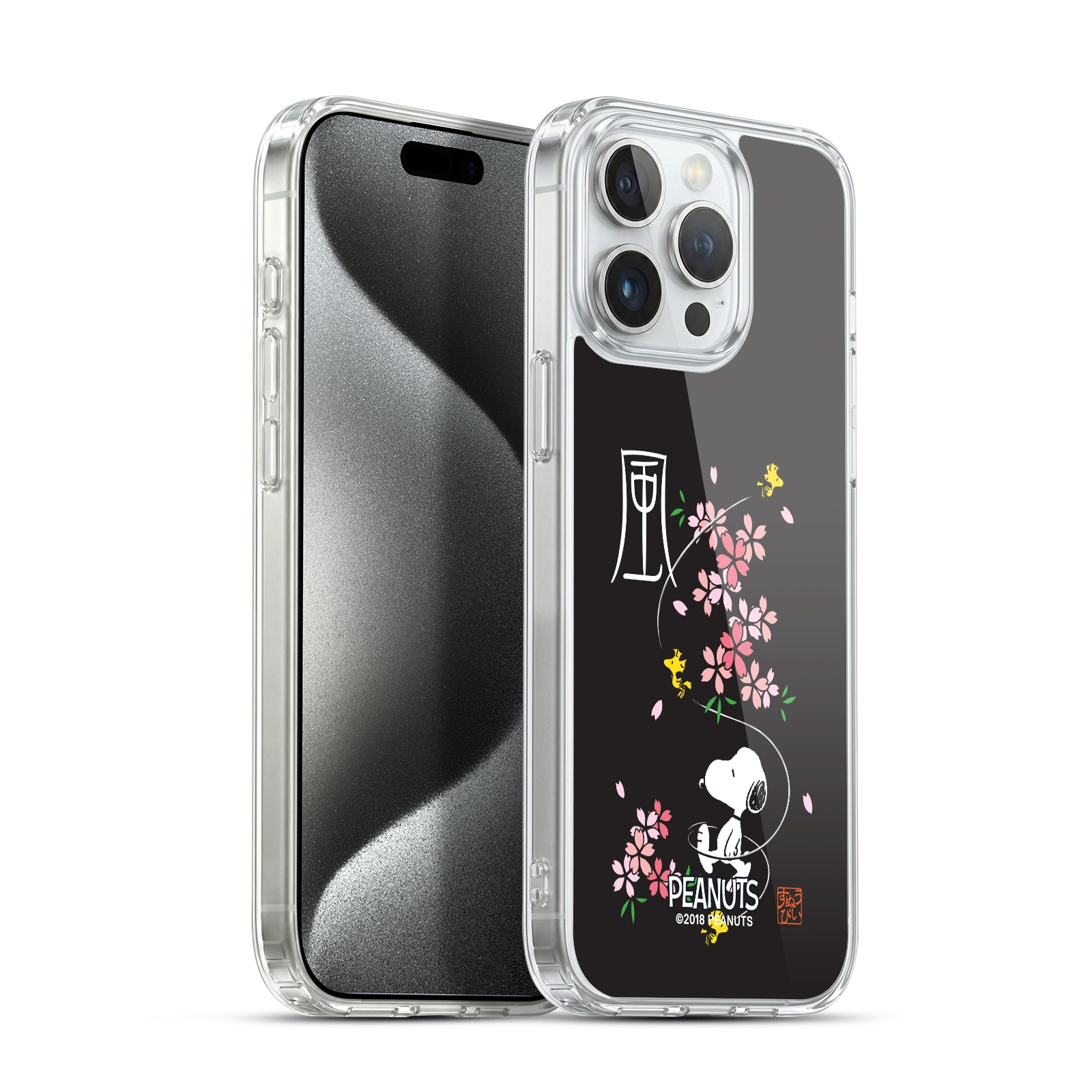 Cherry Blossoms Hybrid MagSafe Case for iPhone 15 Pro Max