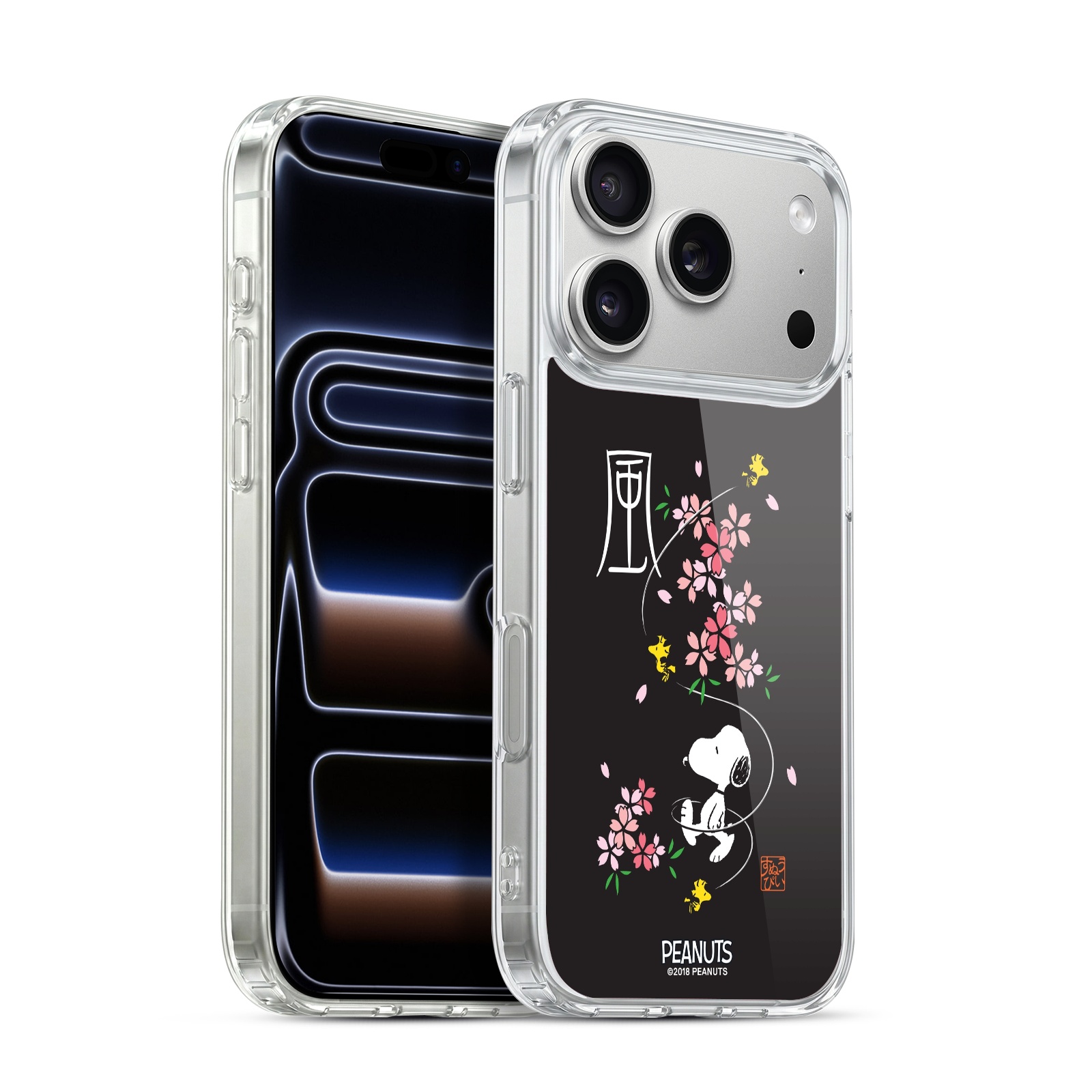 Cherry Blossoms Hybrid MagSafe Case for iPhone 17 Pro