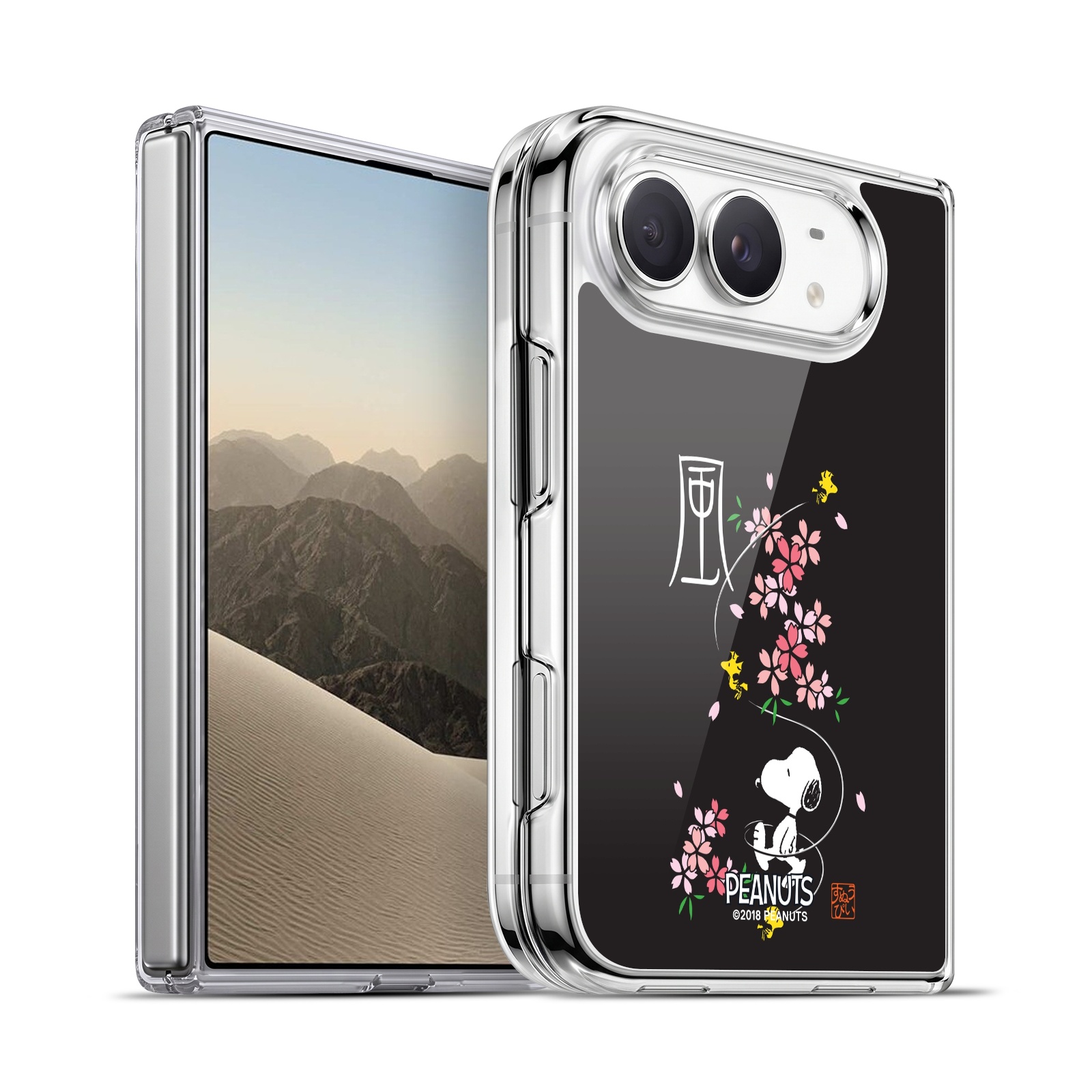 Cherry Blossoms Hybrid MagSafe Case for iPhone Duo