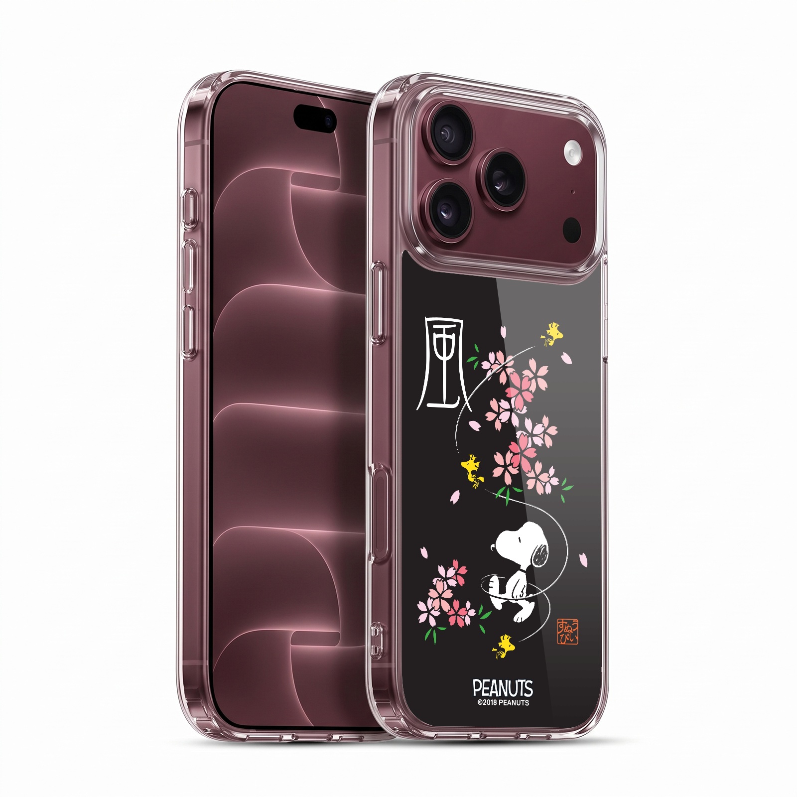 Cherry Blossoms Hybrid MagSafe Case for iPhone 18 Pro Max