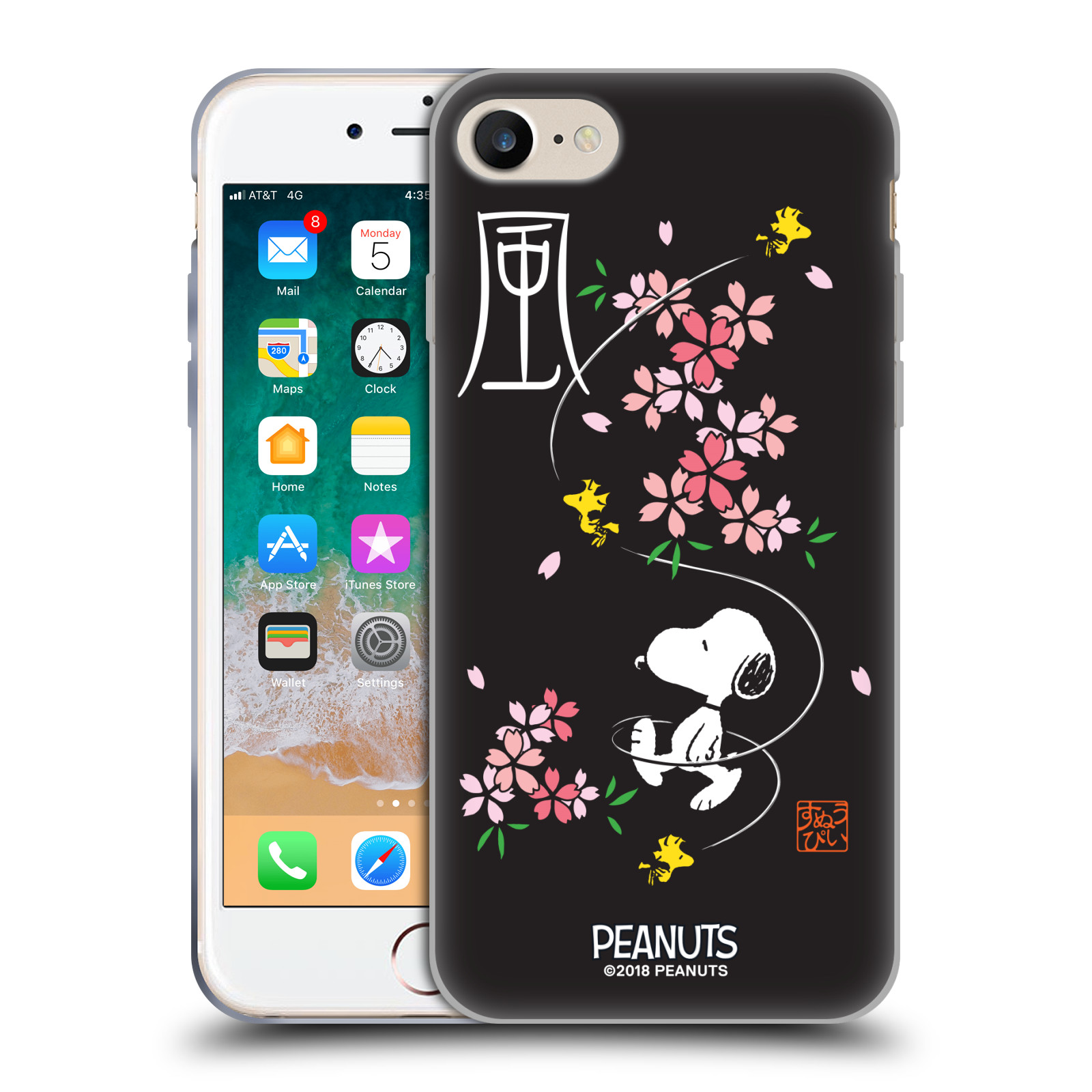Cherry Blossoms Hybrid MagSafe Case for iPhone 7 / 8 / SE (2020, 2022)