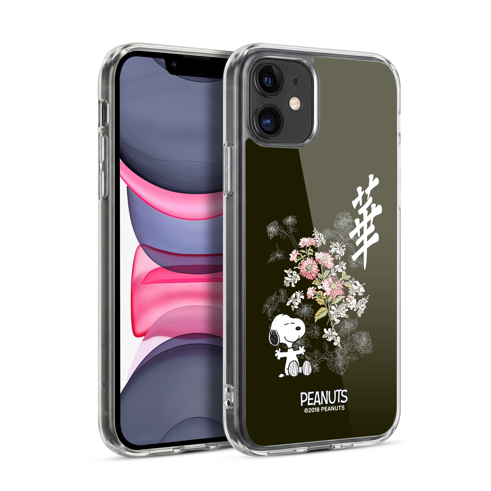 Floral Hybrid MagSafe Case for iPhone 11