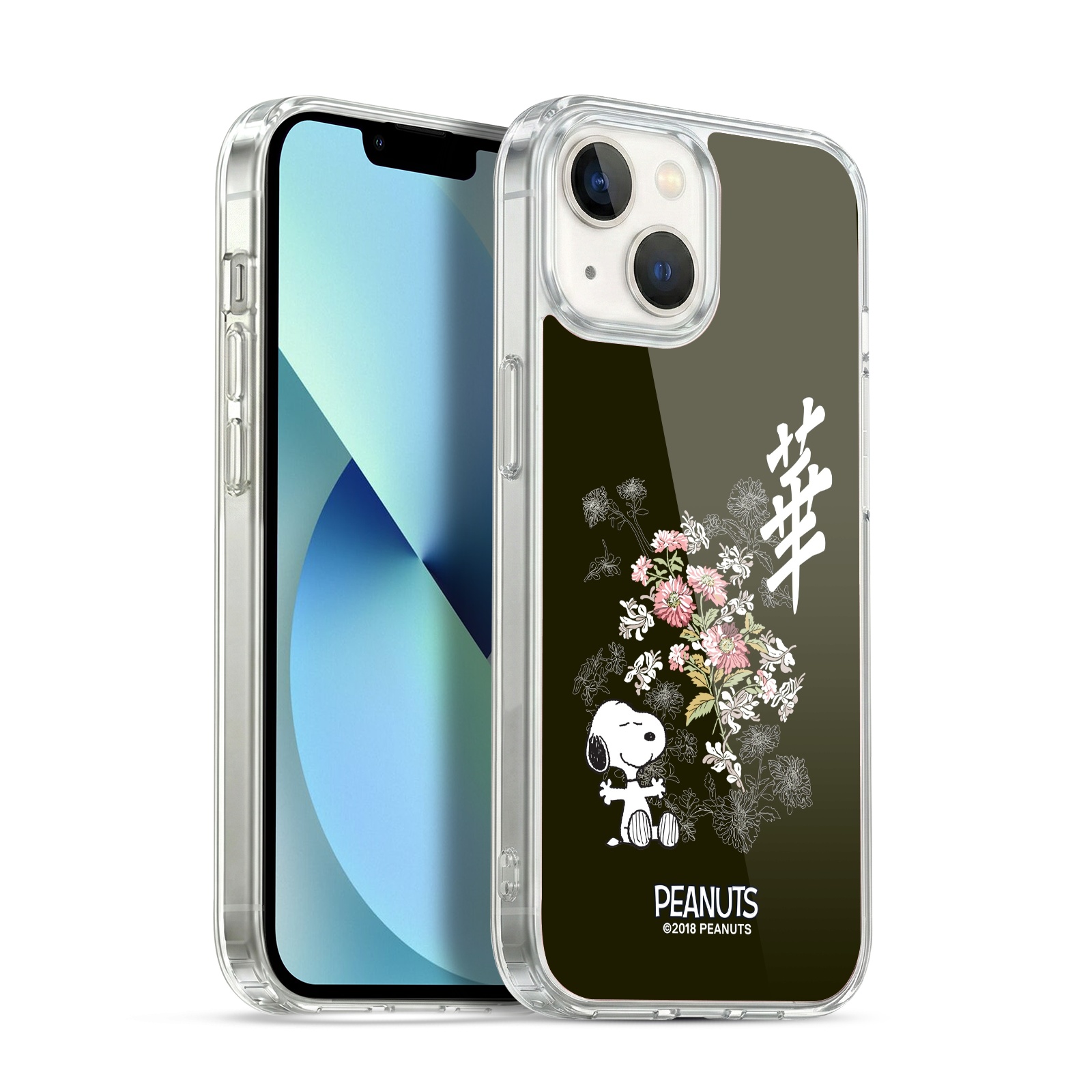 Floral Hybrid MagSafe Case for iPhone 13