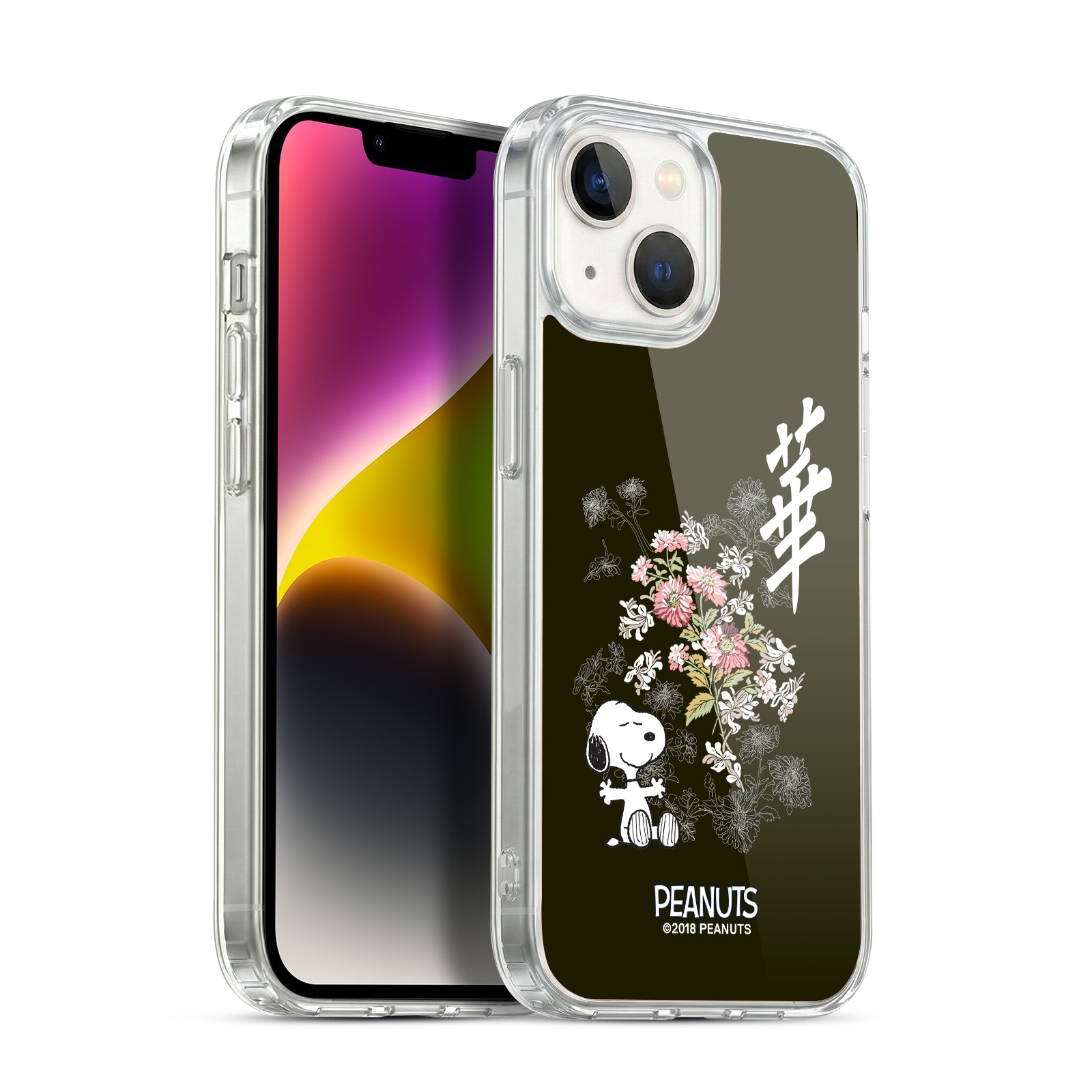 Floral Hybrid MagSafe Case for iPhone 14