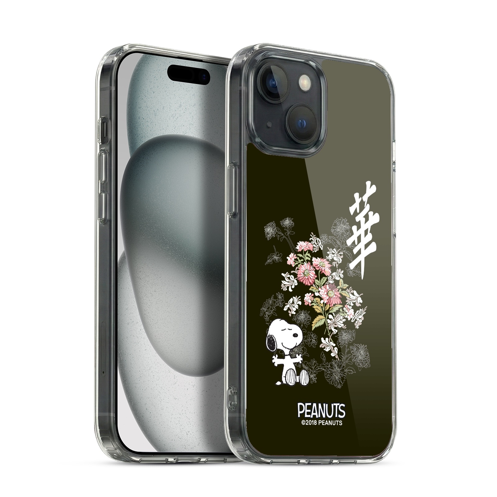Floral Hybrid MagSafe Case for iPhone 15