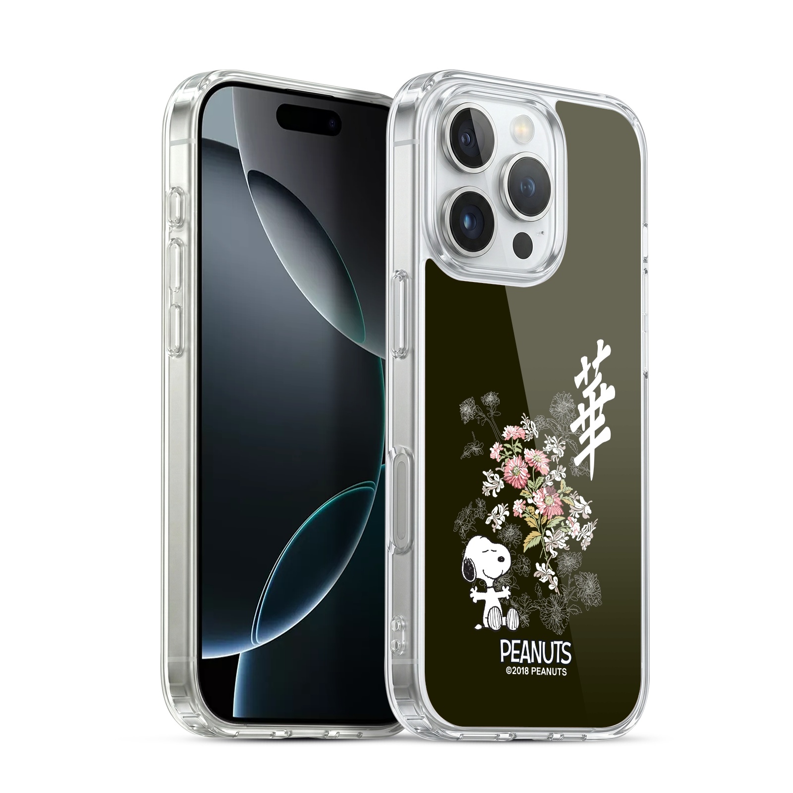 Floral Hybrid MagSafe Case for iPhone 16 Pro