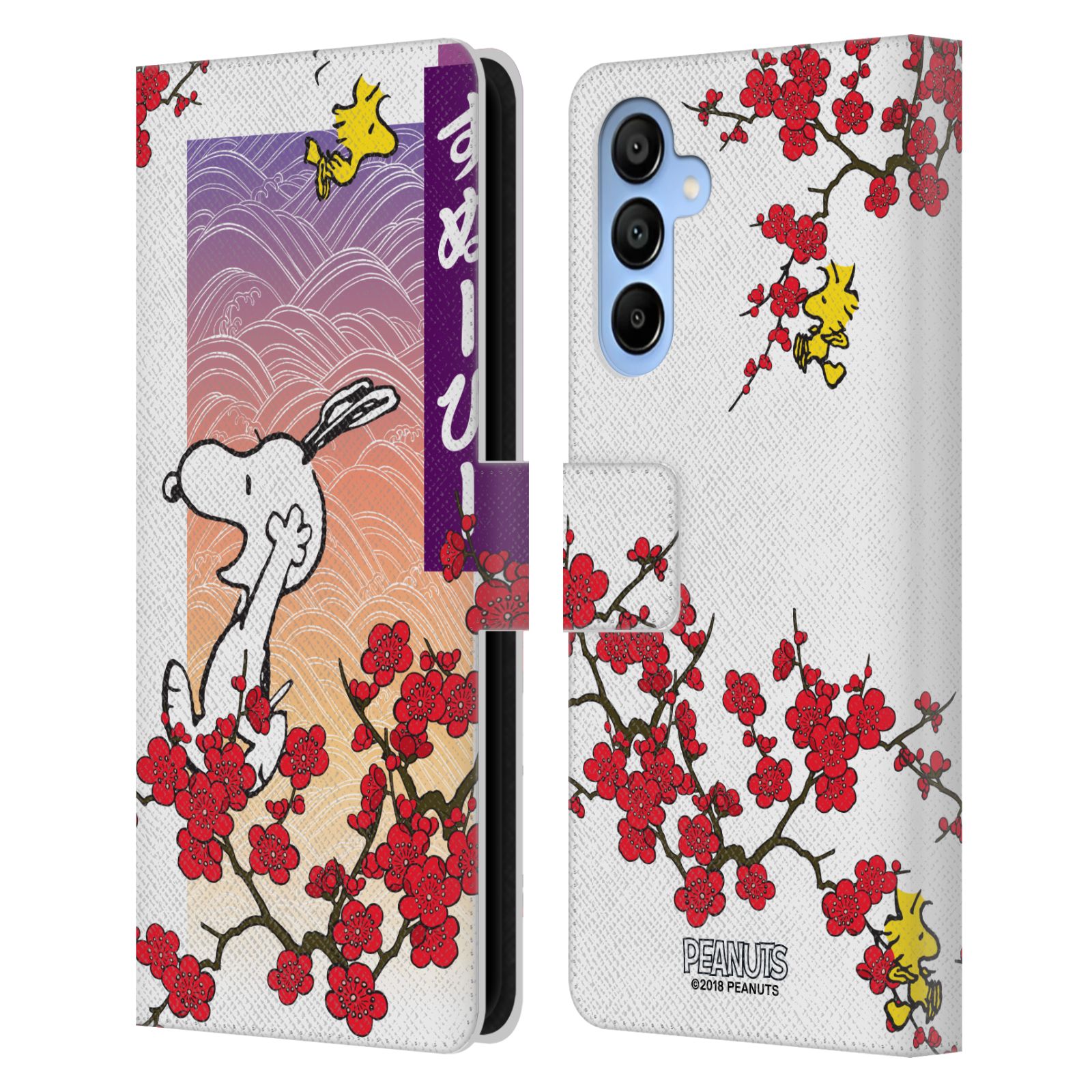 Cherry Blossoms 2 Leather Wallet Case for Galaxy A16 5G