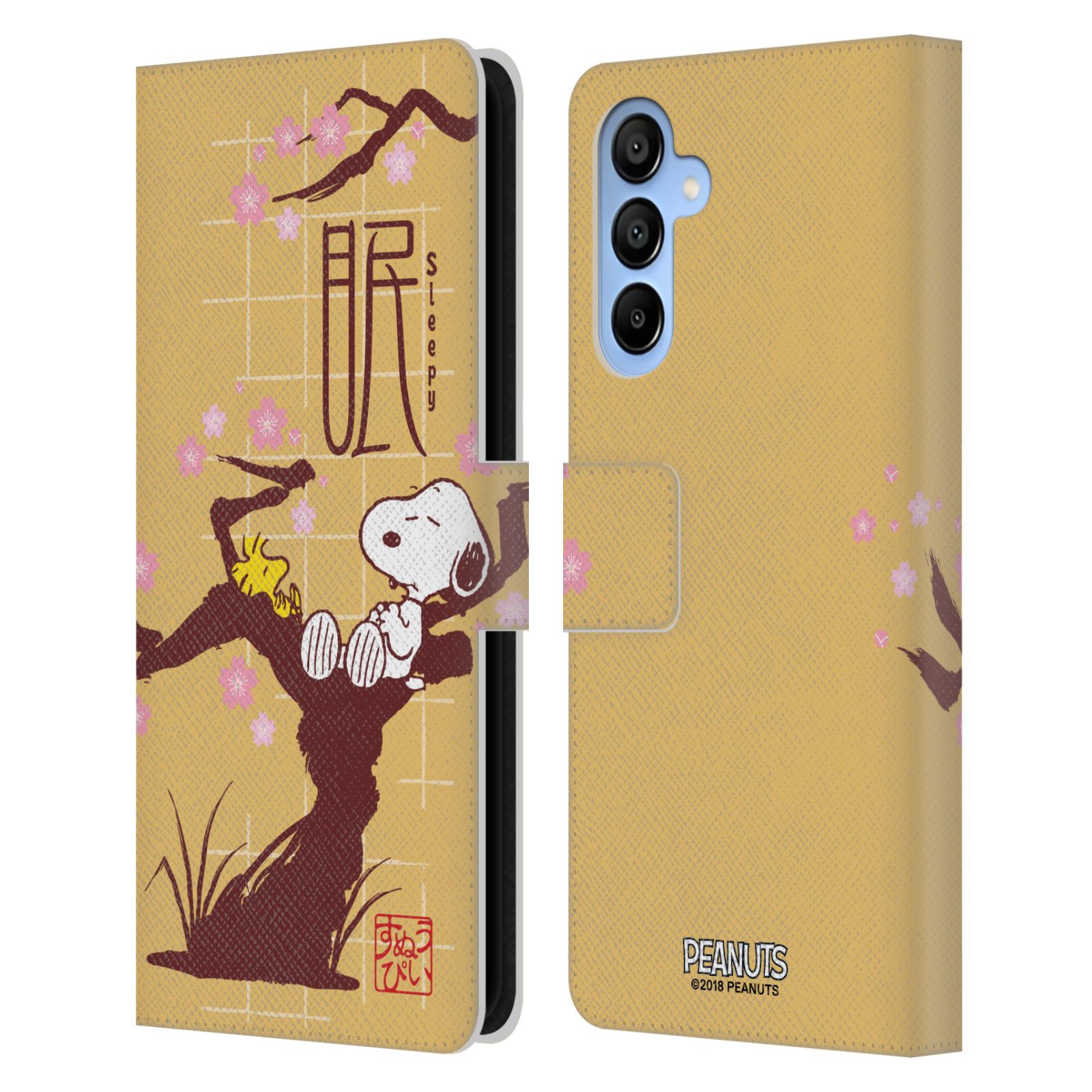 Sleepy Leather Wallet Case for Galaxy A16 5G
