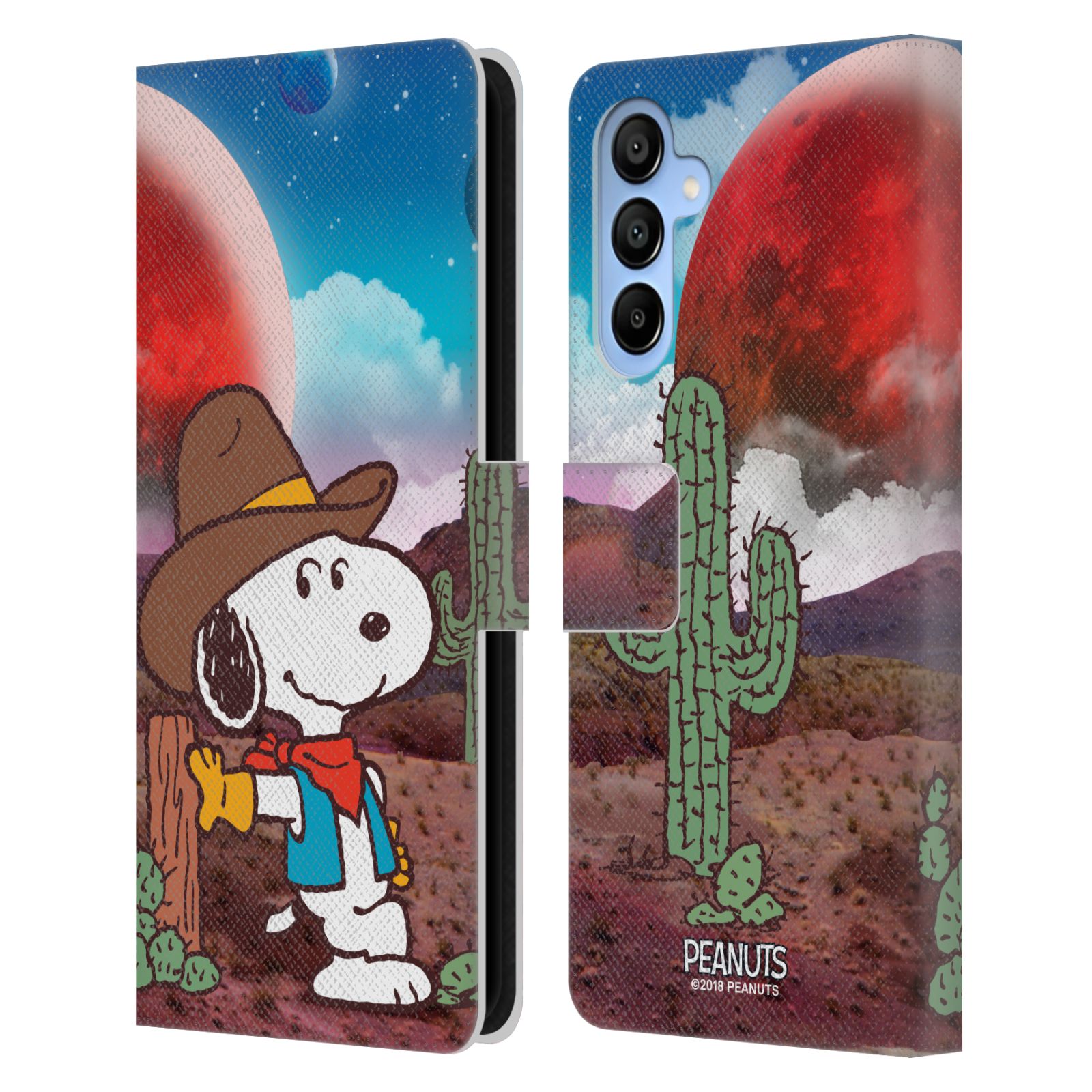 Nebula Ranger Leather Wallet Case for Galaxy A16 5G