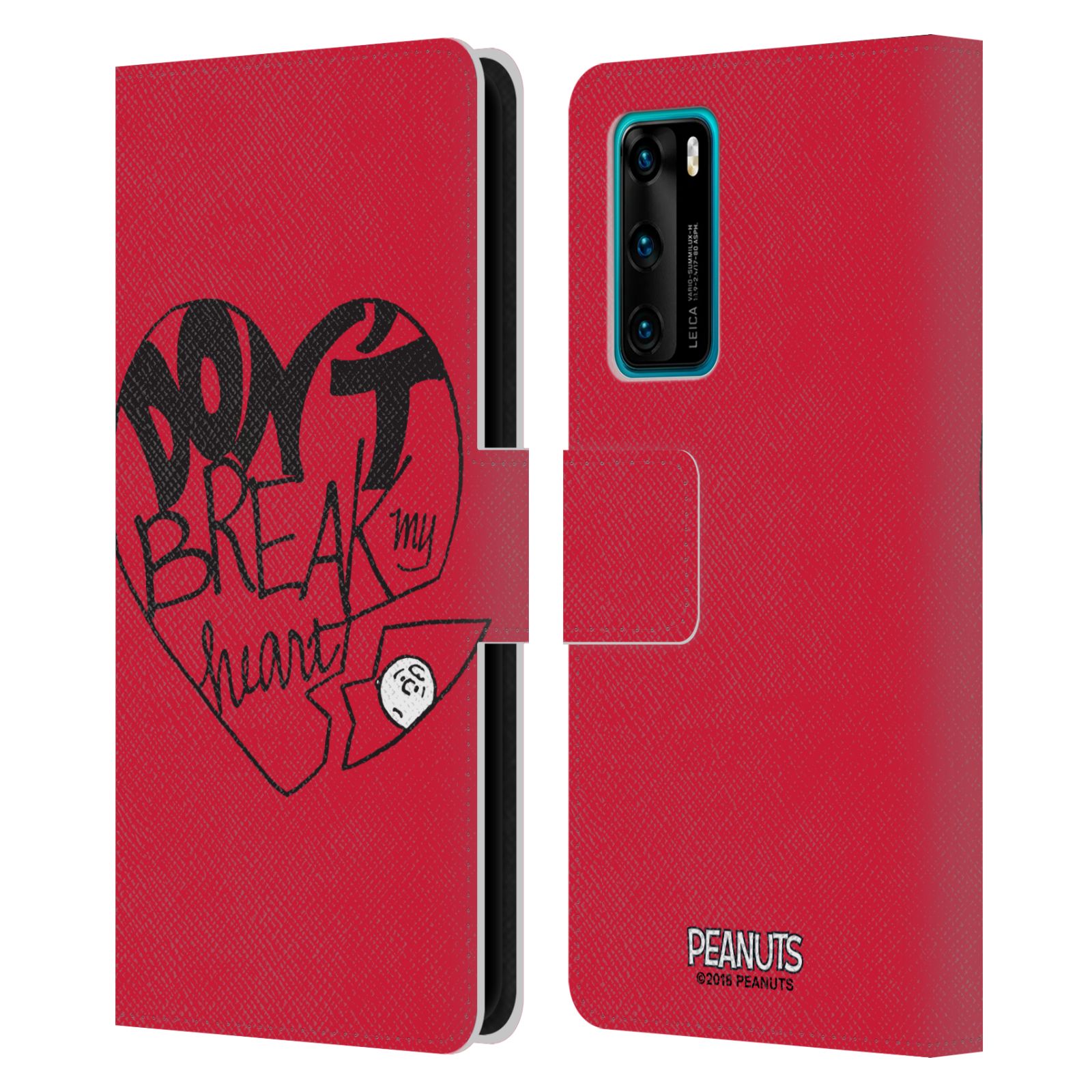 OFFICIAL PEANUTS SEALED WITH A KISS LEATHER BOOK WALLET CASE FOR HUAWEI PHONES 4 - Picture 9 of 15