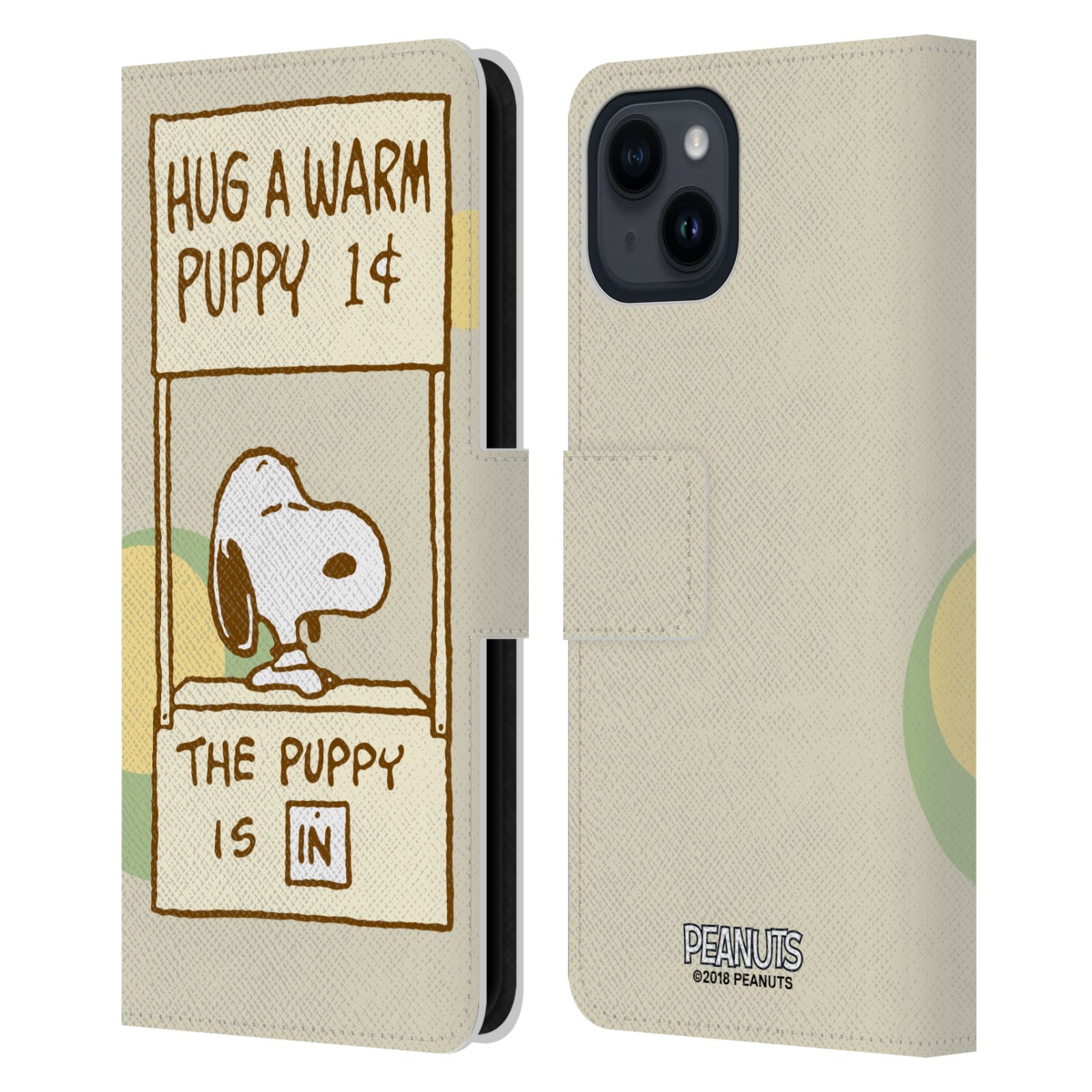 Warm Leather Wallet Case for iPhone 15