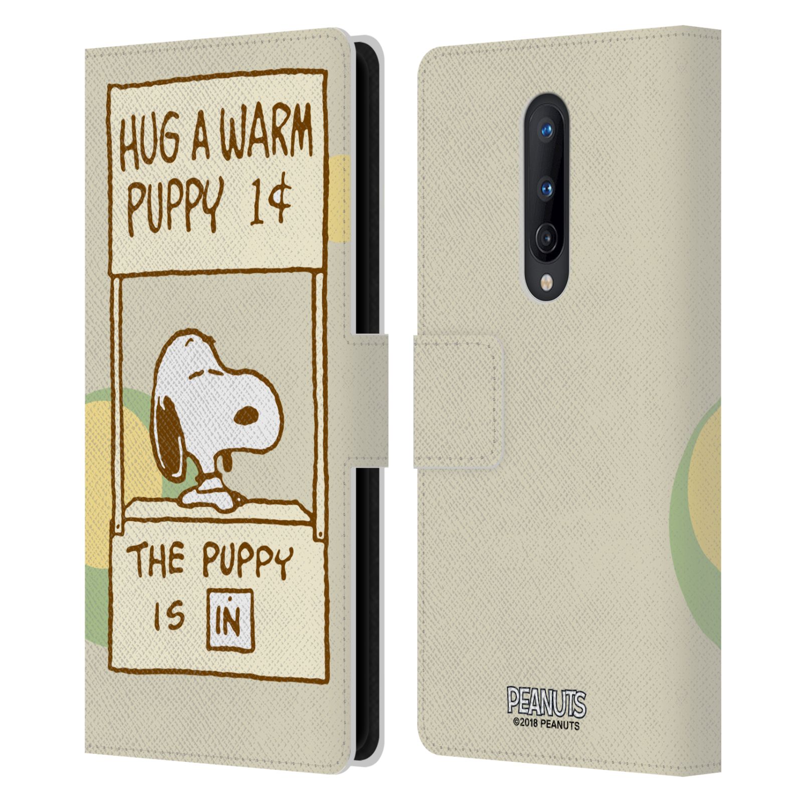 OFFICIAL PEANUTS SNOOPY HUG LEATHER BOOK WALLET CASE FOR BLACKBERRY ONEPLUS - Picture 10 of 10