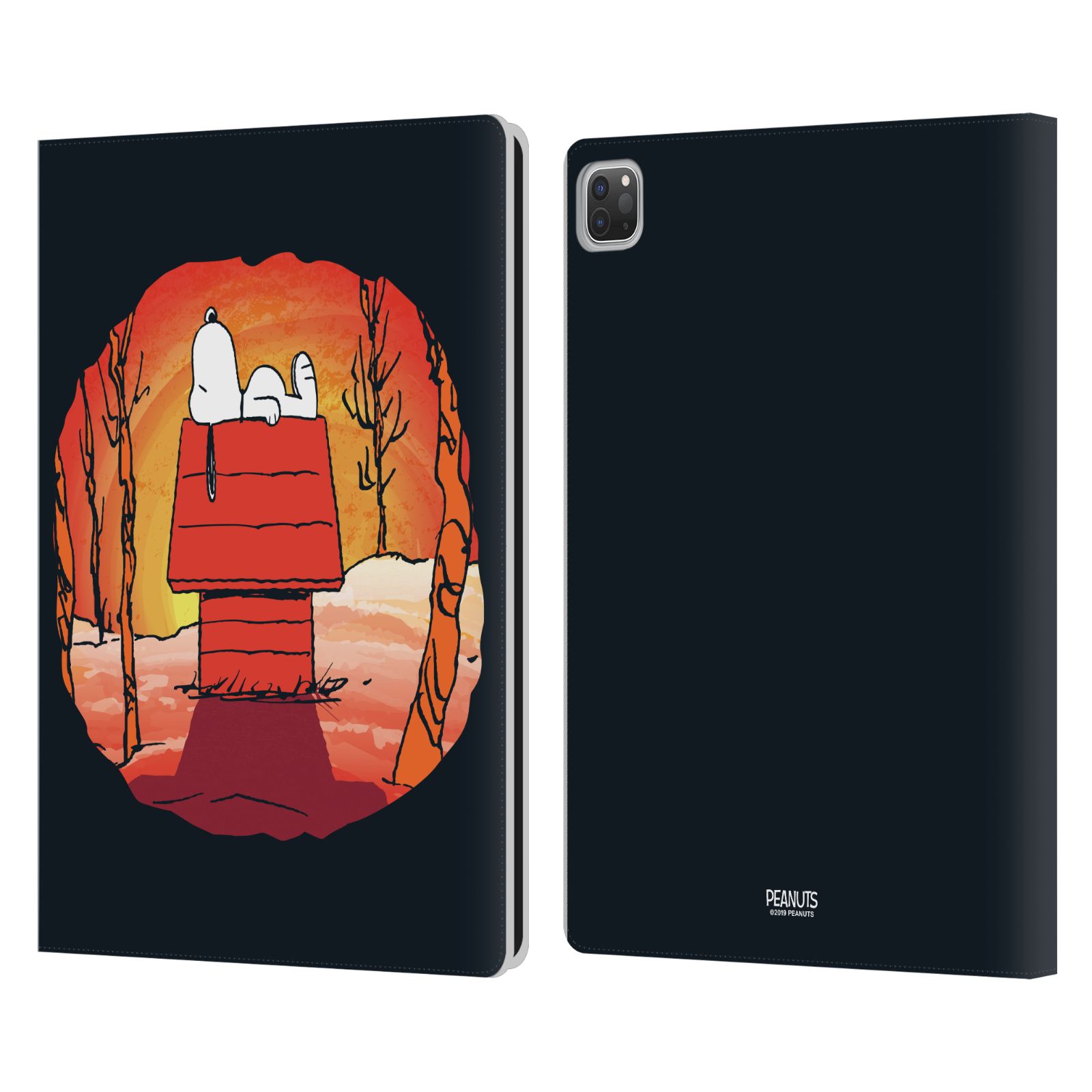 OFFICIAL PEANUTS SPOOKTACULAR LEATHER BOOK WALLET CASE COVER FOR APPLE iPAD - Picture 10 of 12