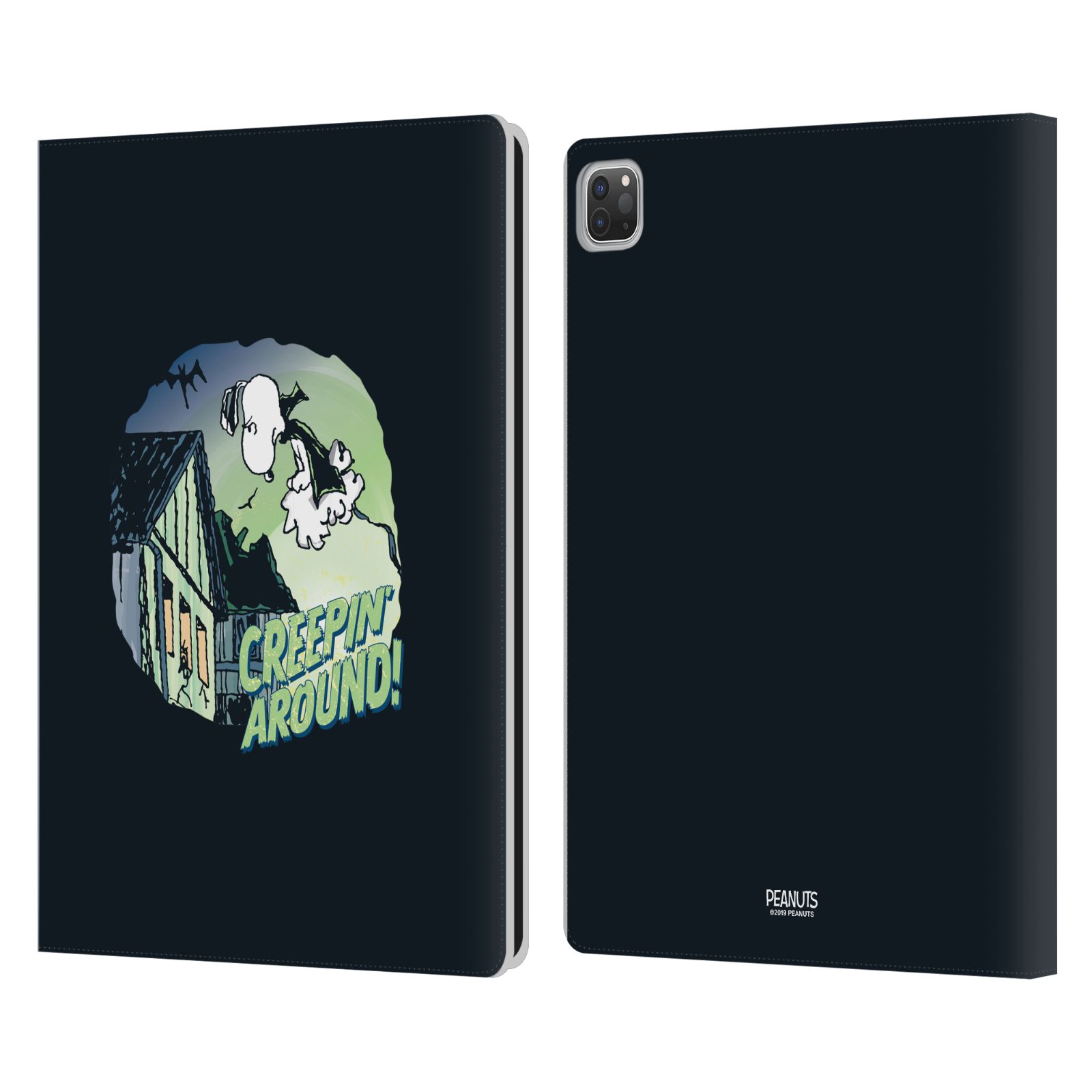 OFFICIAL PEANUTS SPOOKTACULAR LEATHER BOOK WALLET CASE COVER FOR APPLE iPAD - Picture 12 of 12