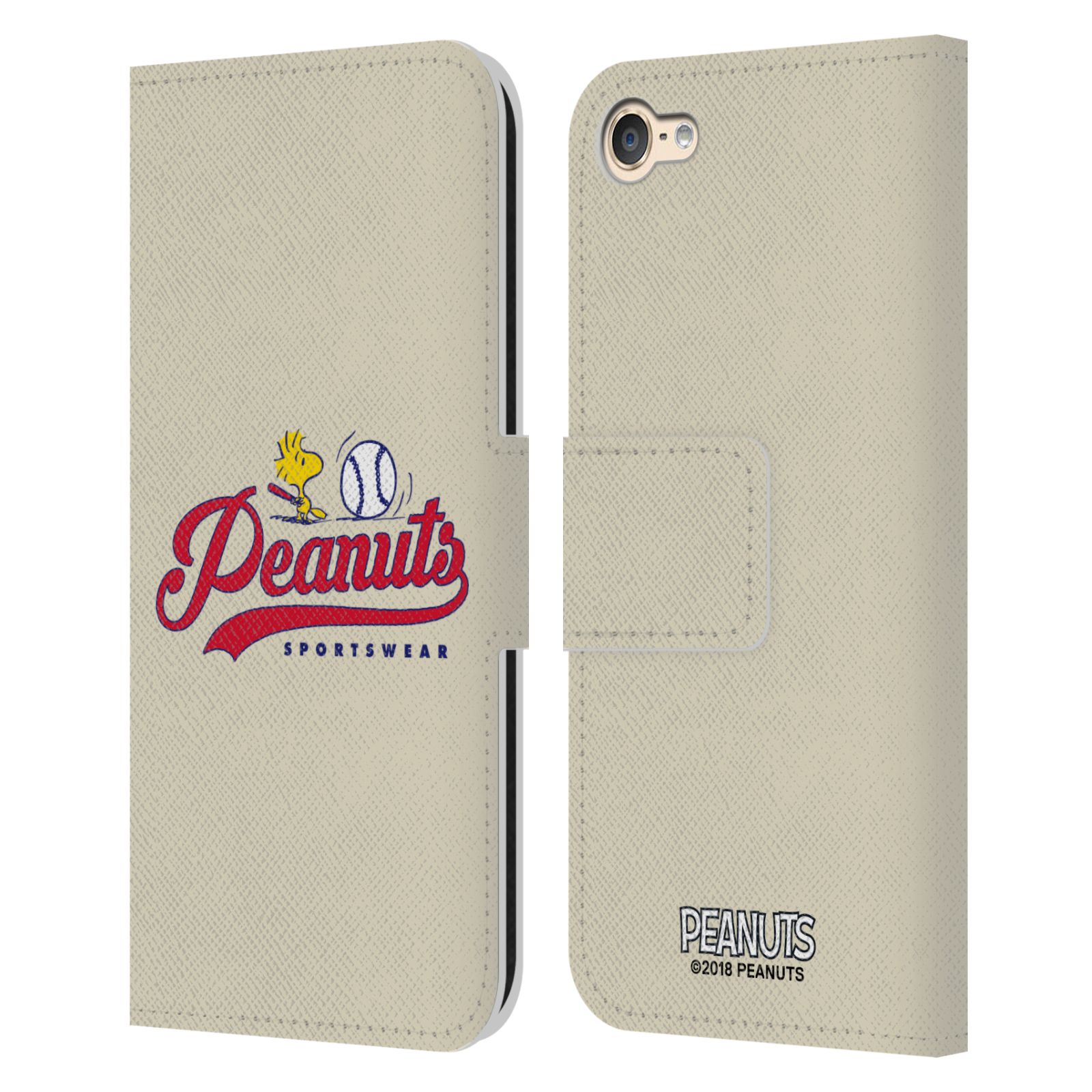 OFFICIAL PEANUTS VARSITY SPORTS LEATHER BOOK CASE FOR APPLE iPOD TOUCH MP3 - Picture 12 of 13