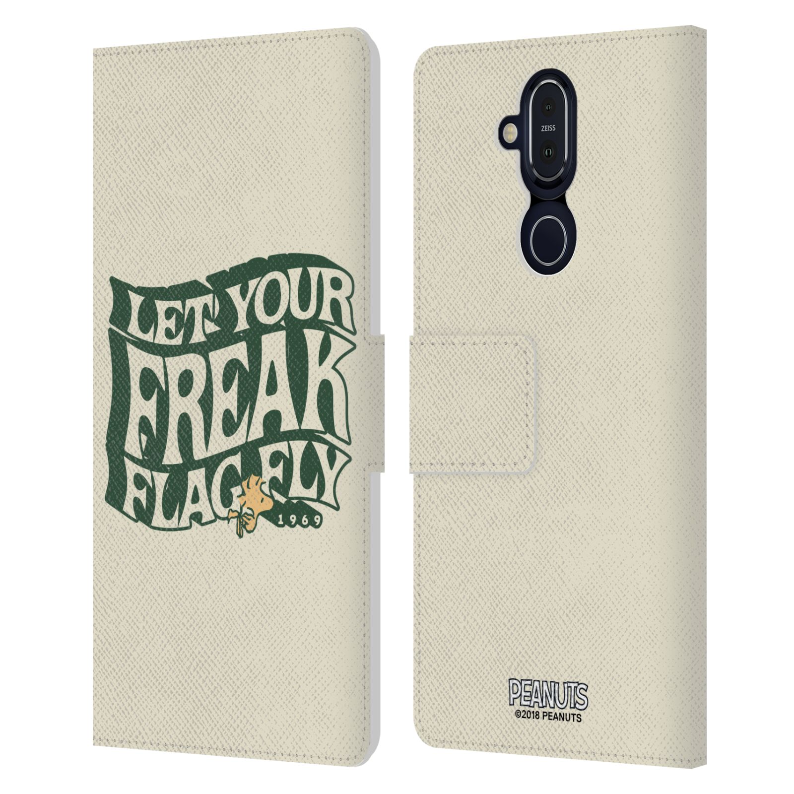 PEANUTS WOODSTOCK 50TH LEATHER BOOK WALLET CASE FOR MICROSOFT NOKIA PHONES - Picture 7 of 16