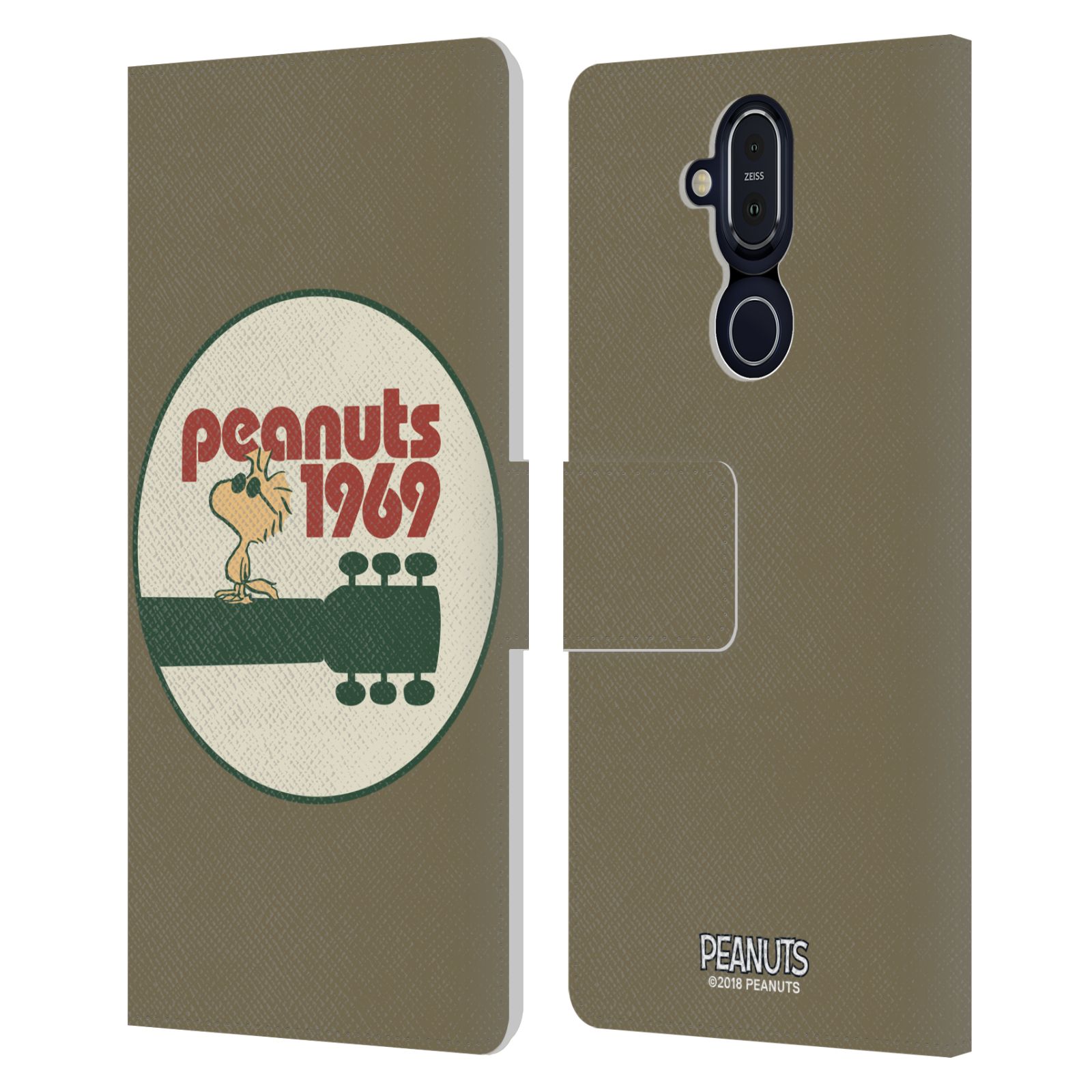 PEANUTS WOODSTOCK 50TH LEATHER BOOK WALLET CASE FOR MICROSOFT NOKIA PHONES - Picture 8 of 16