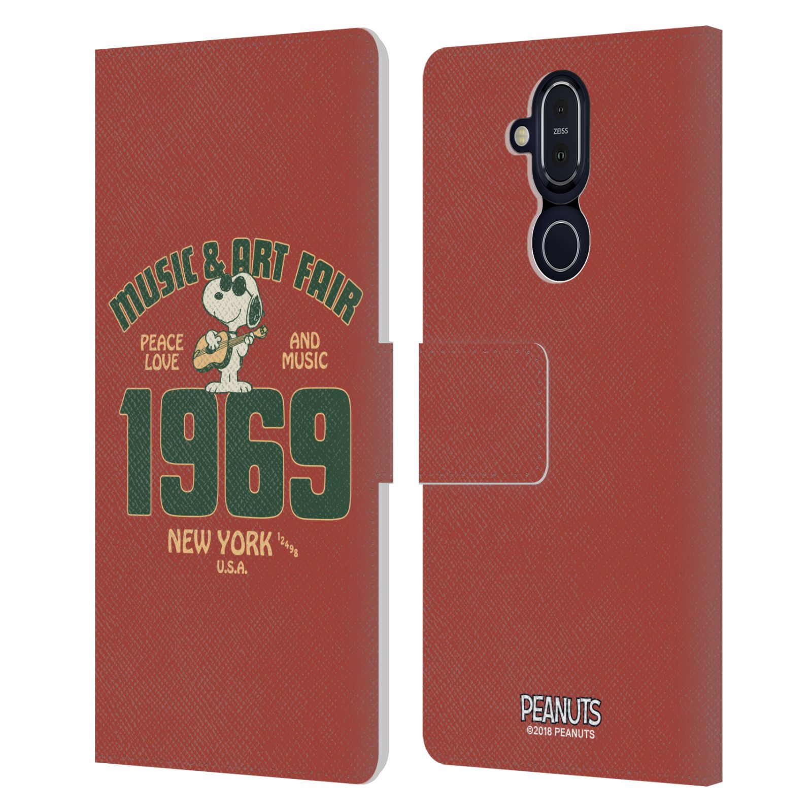 PEANUTS WOODSTOCK 50TH LEATHER BOOK WALLET CASE FOR MICROSOFT NOKIA PHONES - Picture 12 of 16