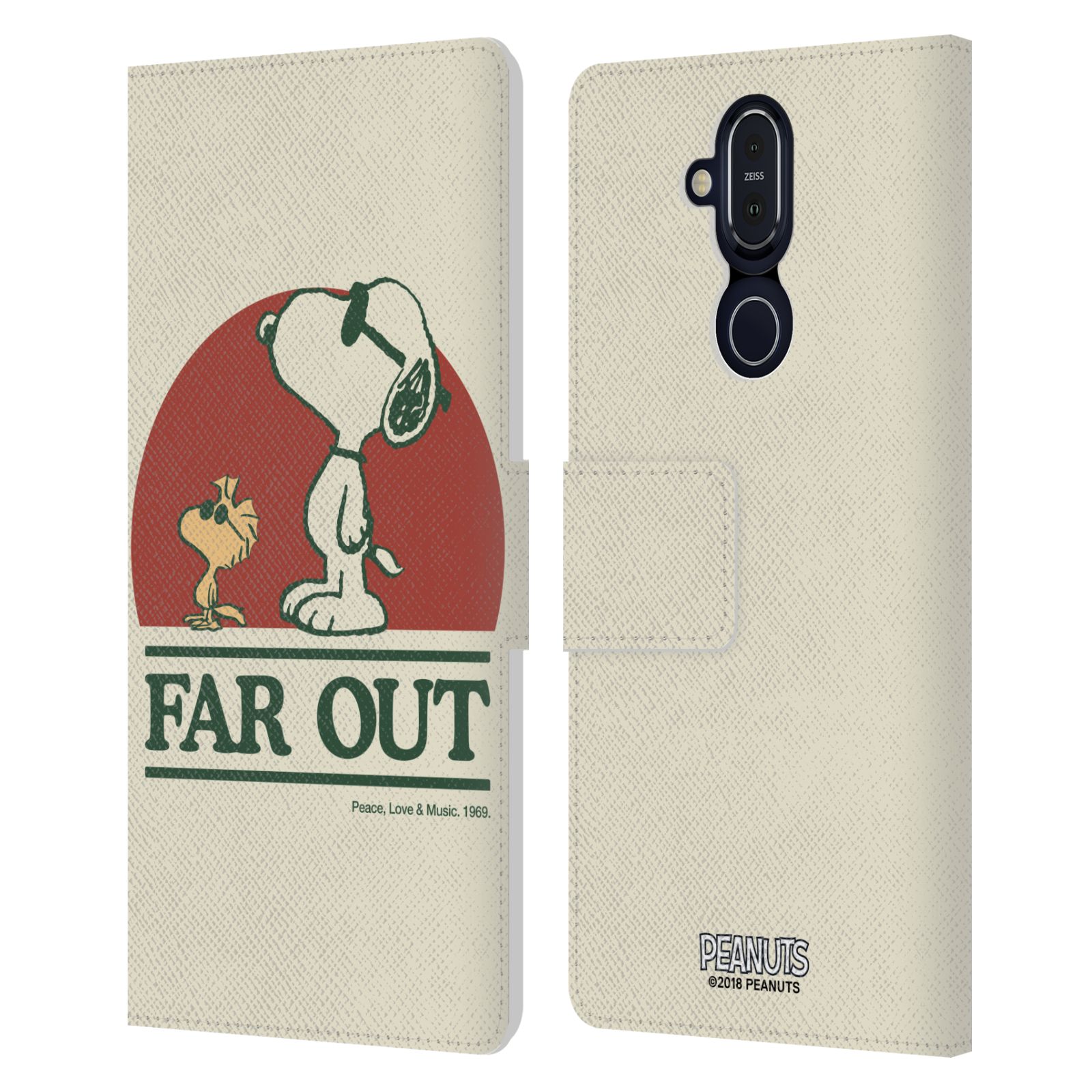 PEANUTS WOODSTOCK 50TH LEATHER BOOK WALLET CASE FOR MICROSOFT NOKIA PHONES - Picture 15 of 16