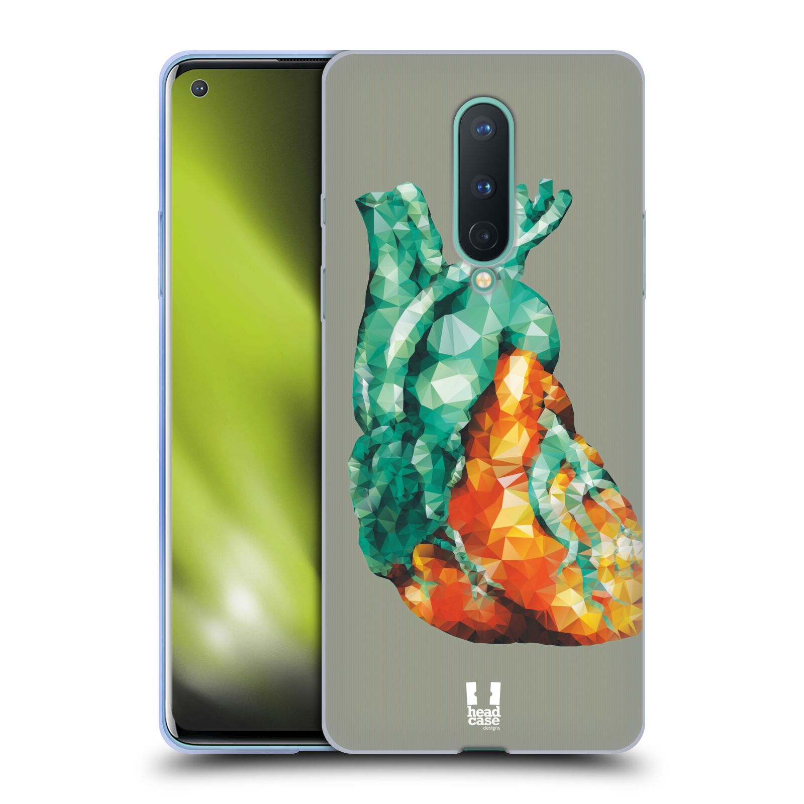 FUNDA HEAD CASE DESIGNS CON DIBUJO DE GEL SUAVE POLÍGONO ANATOMÍA PARA TELÉFONOS MÓVILES GOOGLE ONEPLUS - Imagen 9 de 10
