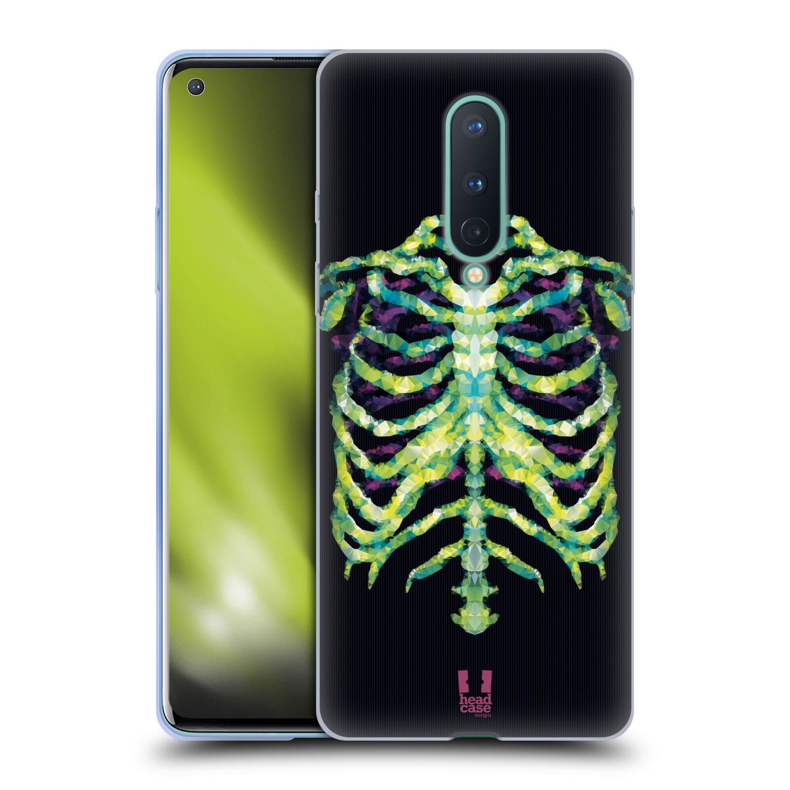 FUNDA HEAD CASE DESIGNS CON DIBUJO DE GEL SUAVE POLÍGONO ANATOMÍA PARA TELÉFONOS MÓVILES GOOGLE ONEPLUS - Imagen 8 de 10