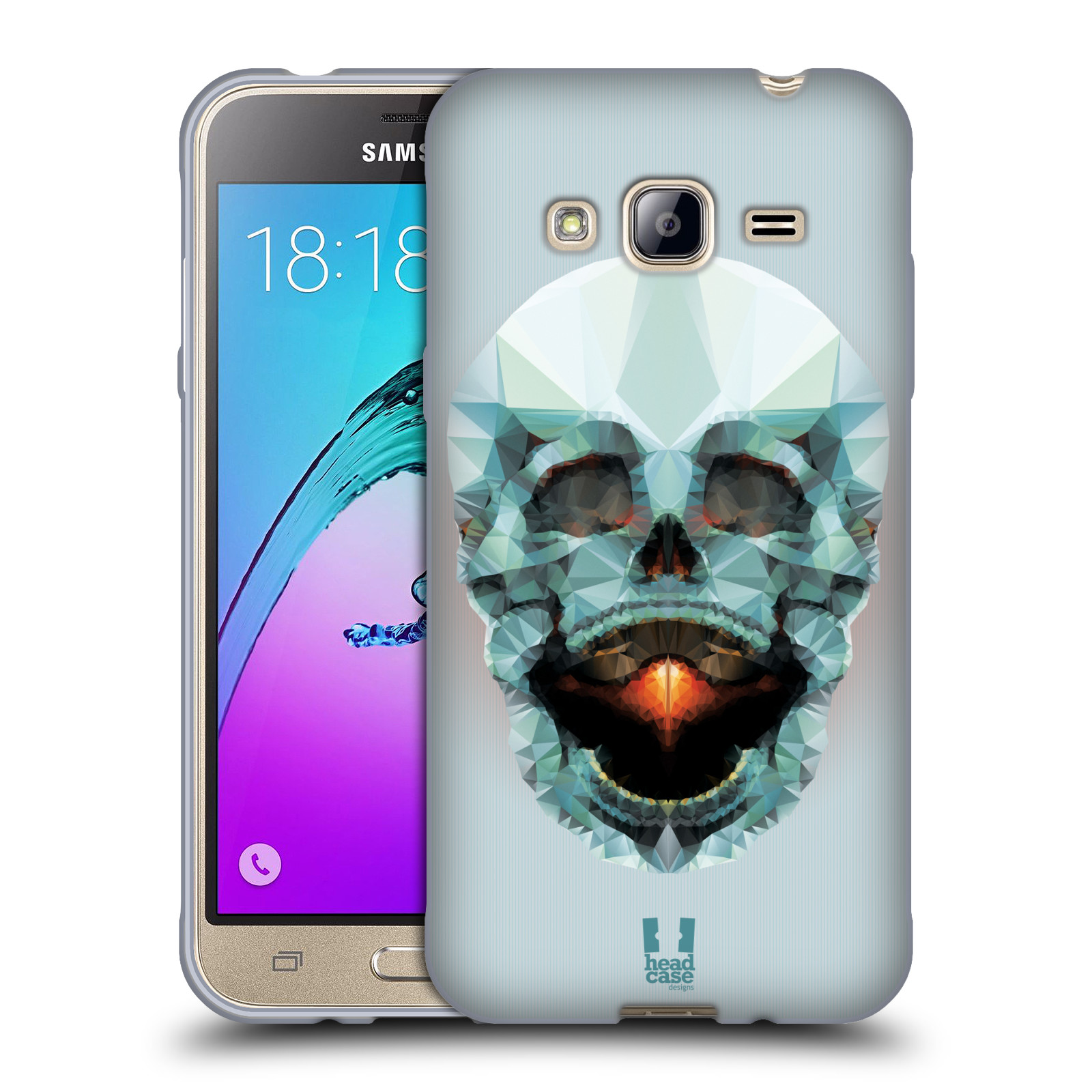 HEAD CASE DESIGNS POLYGONAL ANATOMY SOFT GEL CASE FOR SAMSUNG PHONES 3 - Picture 10 of 10