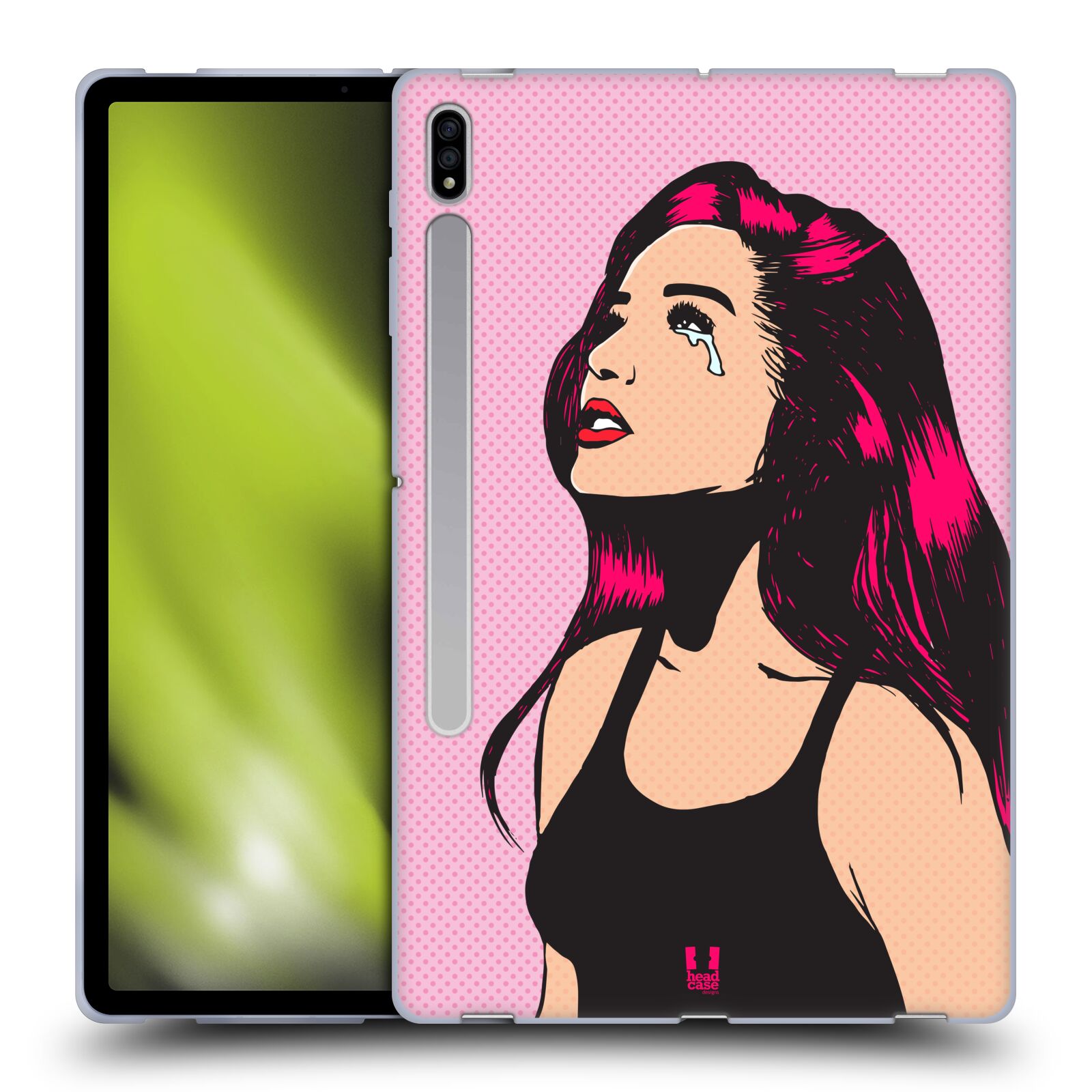 HEAD CASE DESIGNS POP ART MOOD SOFT GEL CASE FOR SAMSUNG TABLETS 1 - Picture 9 of 10
