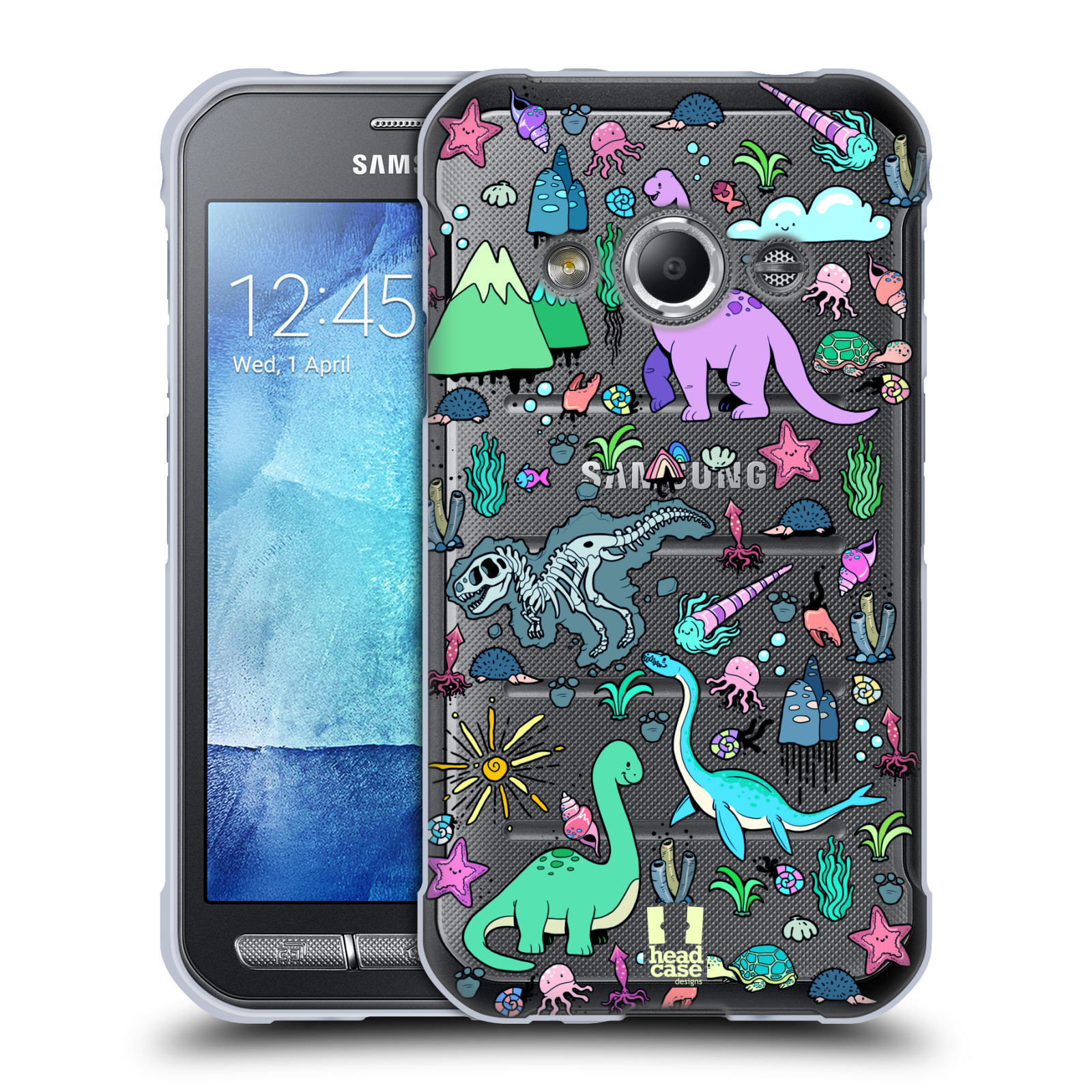 HEAD CASE PREHISTORIC PATTERNS GEL CASE FOR SAMSUNG PHONES 4 - Picture 8 of 10