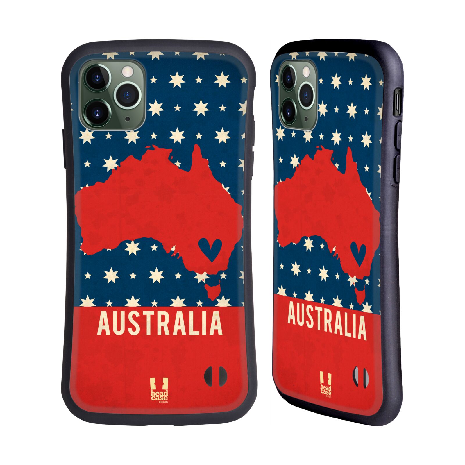 HEAD CASE DESIGNS PRINTED COUNTRY MAPS HYBRID CASE FOR APPLE iPHONES PHONES - Picture 8 of 15