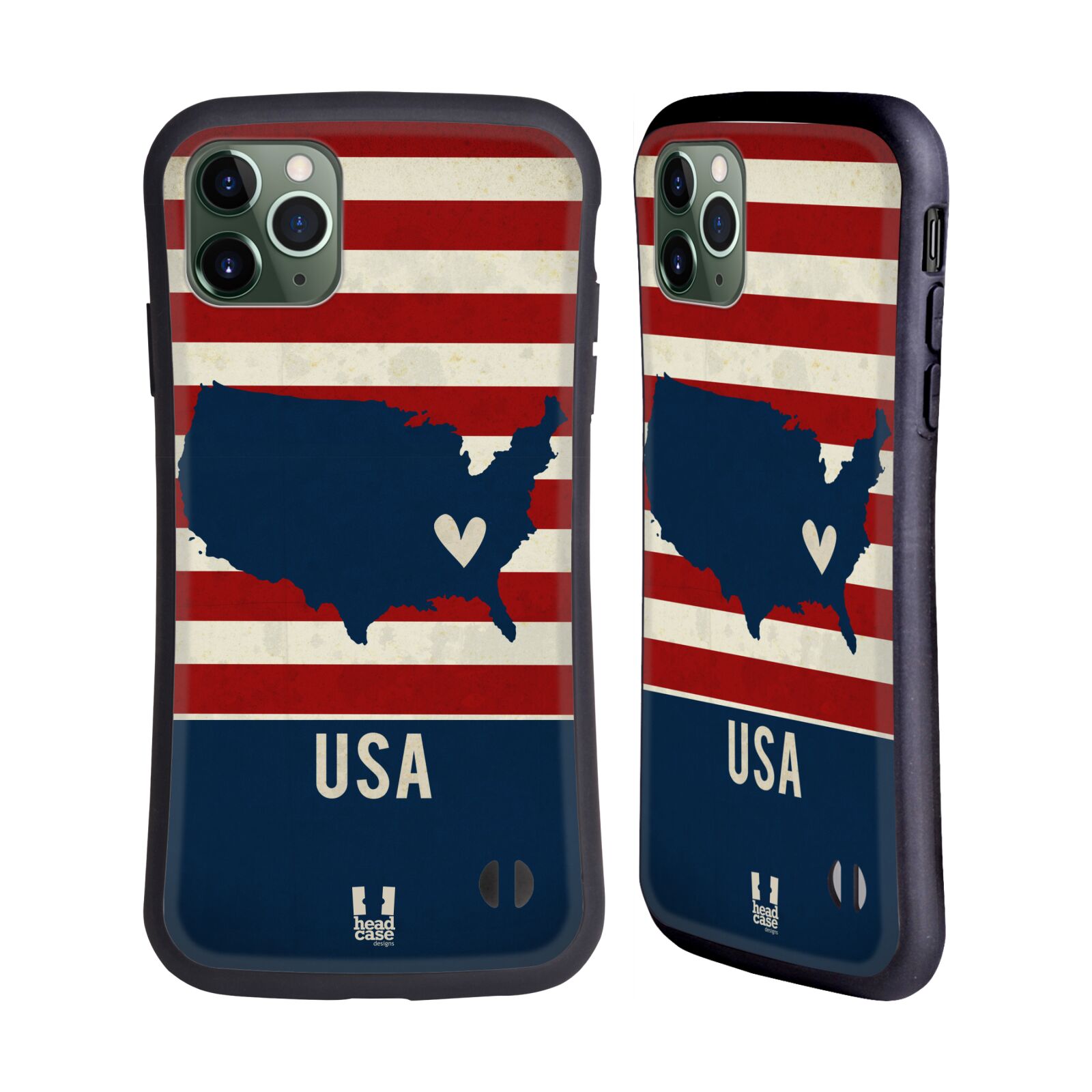 HEAD CASE DESIGNS PRINTED COUNTRY MAPS HYBRID CASE FOR APPLE iPHONES PHONES - Picture 14 of 15